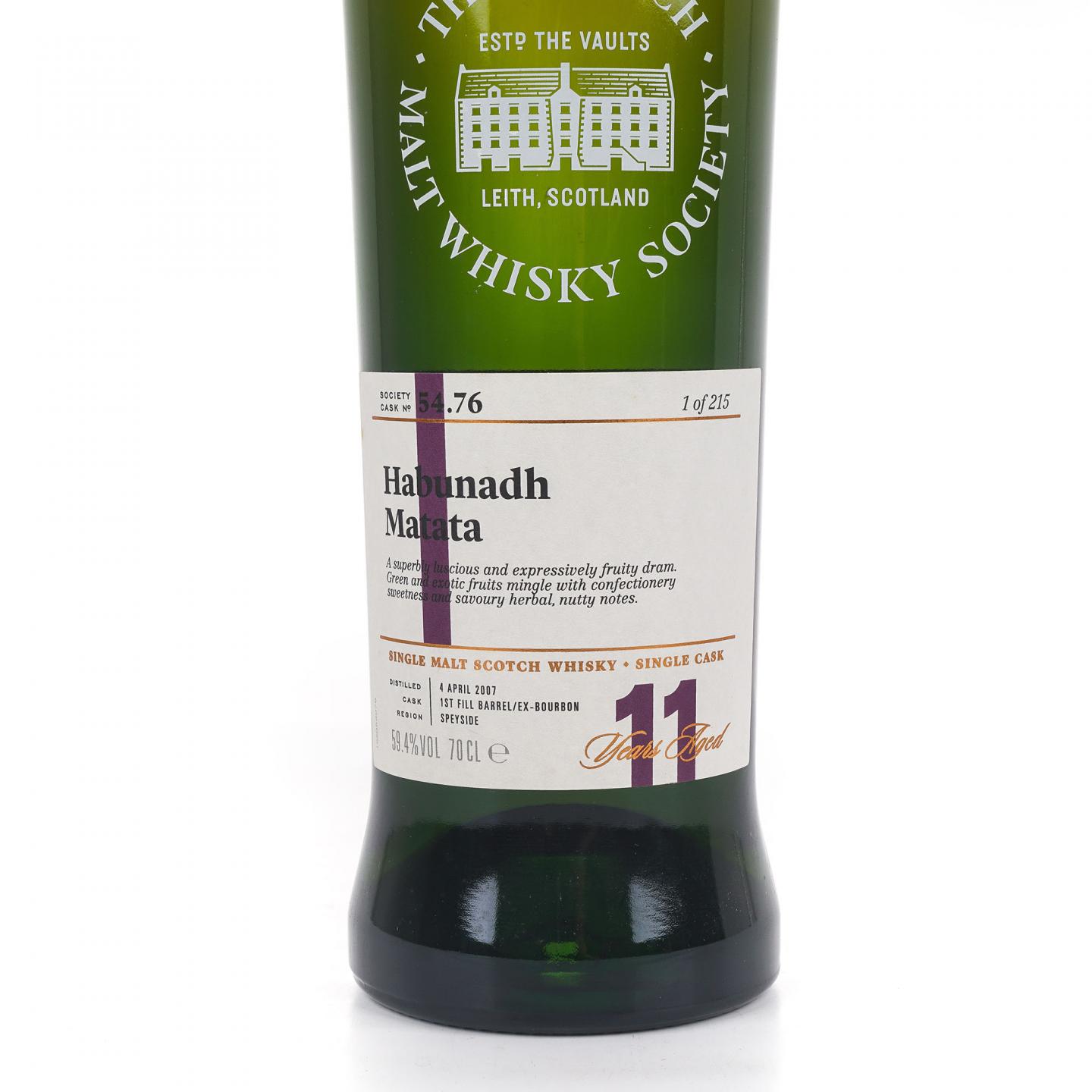 SMWS 54.76 雅伯莱 11年 2007