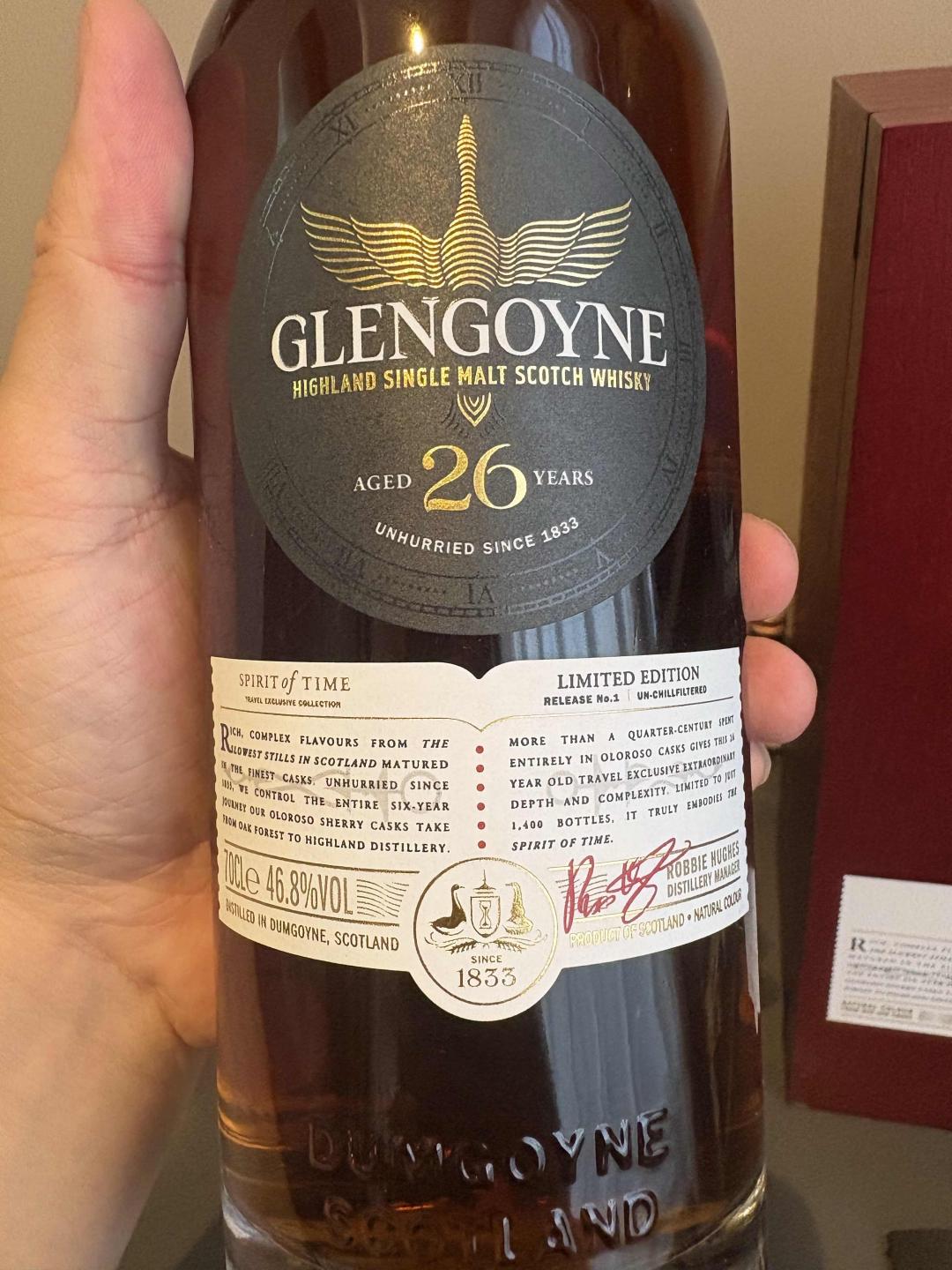 格兰哥尼26年雪莉桶首版wb90.24