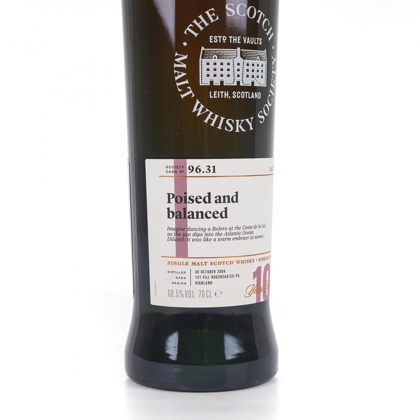 SMWS 96.31 格兰多纳 10年 2008 700ml