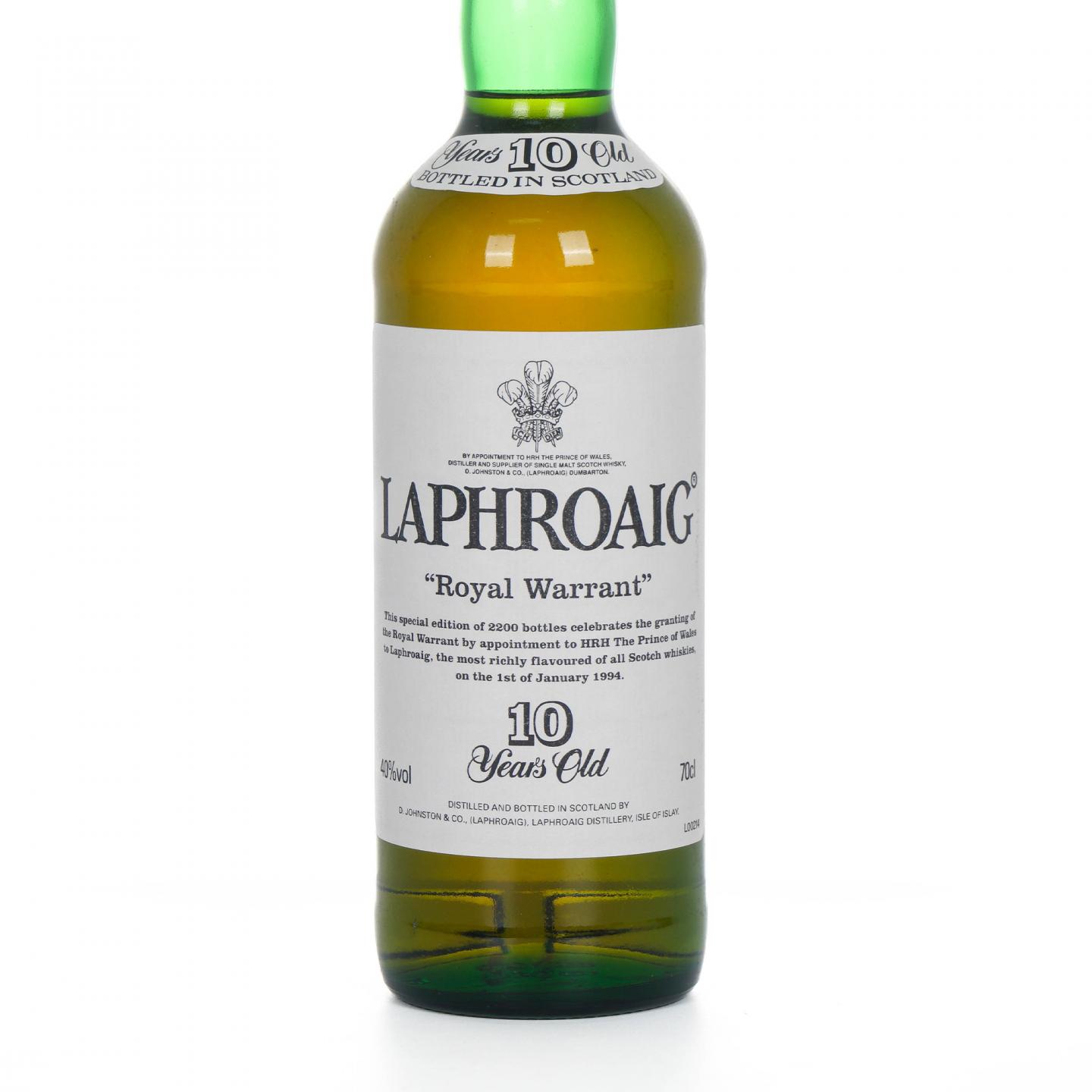 Laphroaig 拉弗格 10年 1994 皇家认证 Royal Warrant