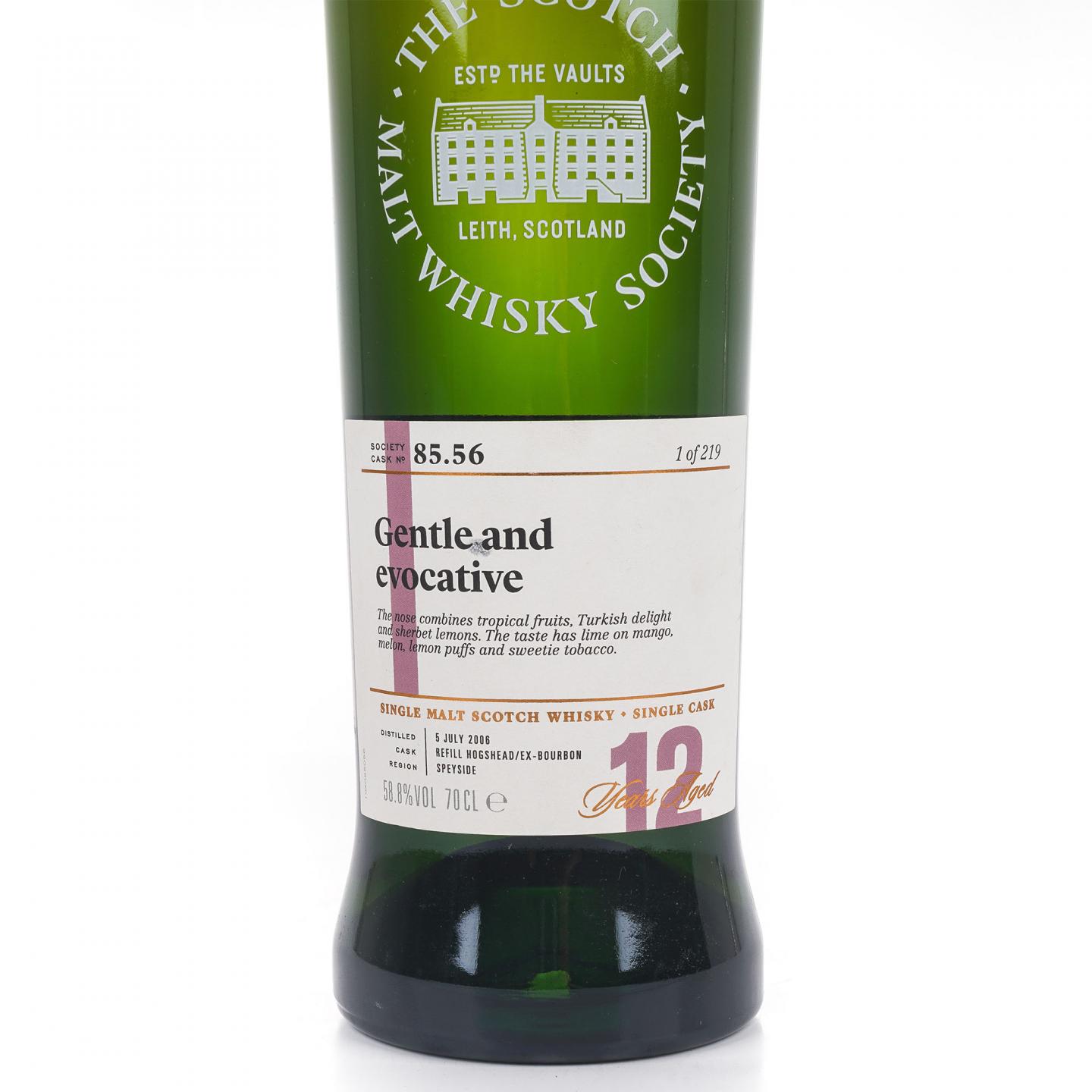 SMWS 85.56 格兰爱琴 12年 2006