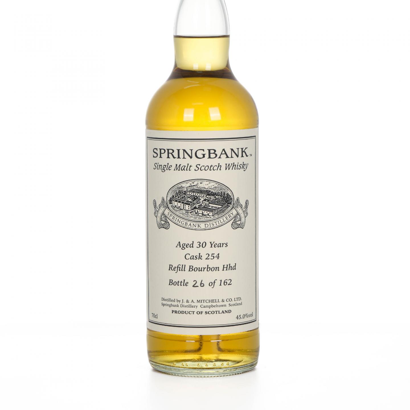 Springbank 云顶 30年 私人桶#254