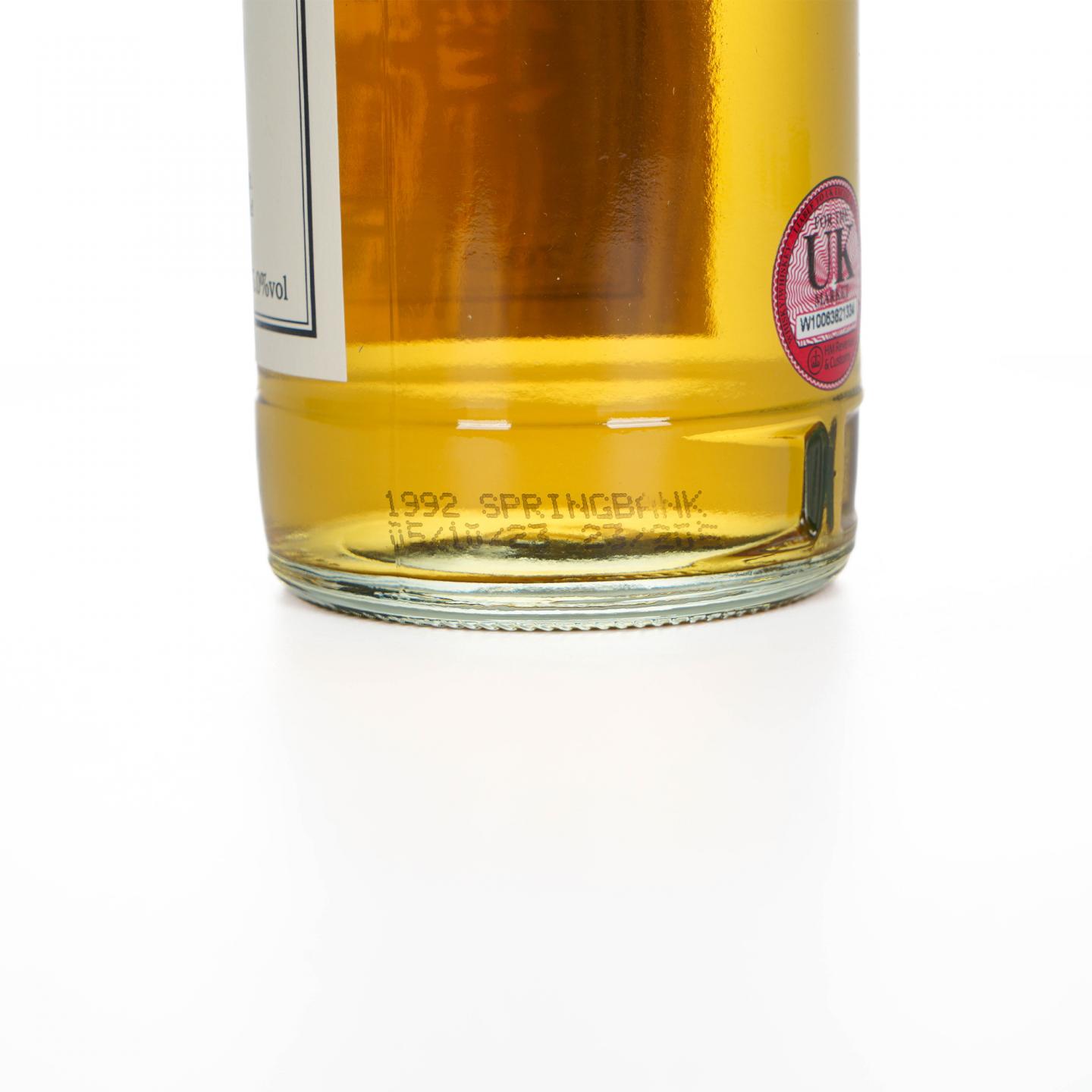 Springbank 云顶 30年 私人桶#254