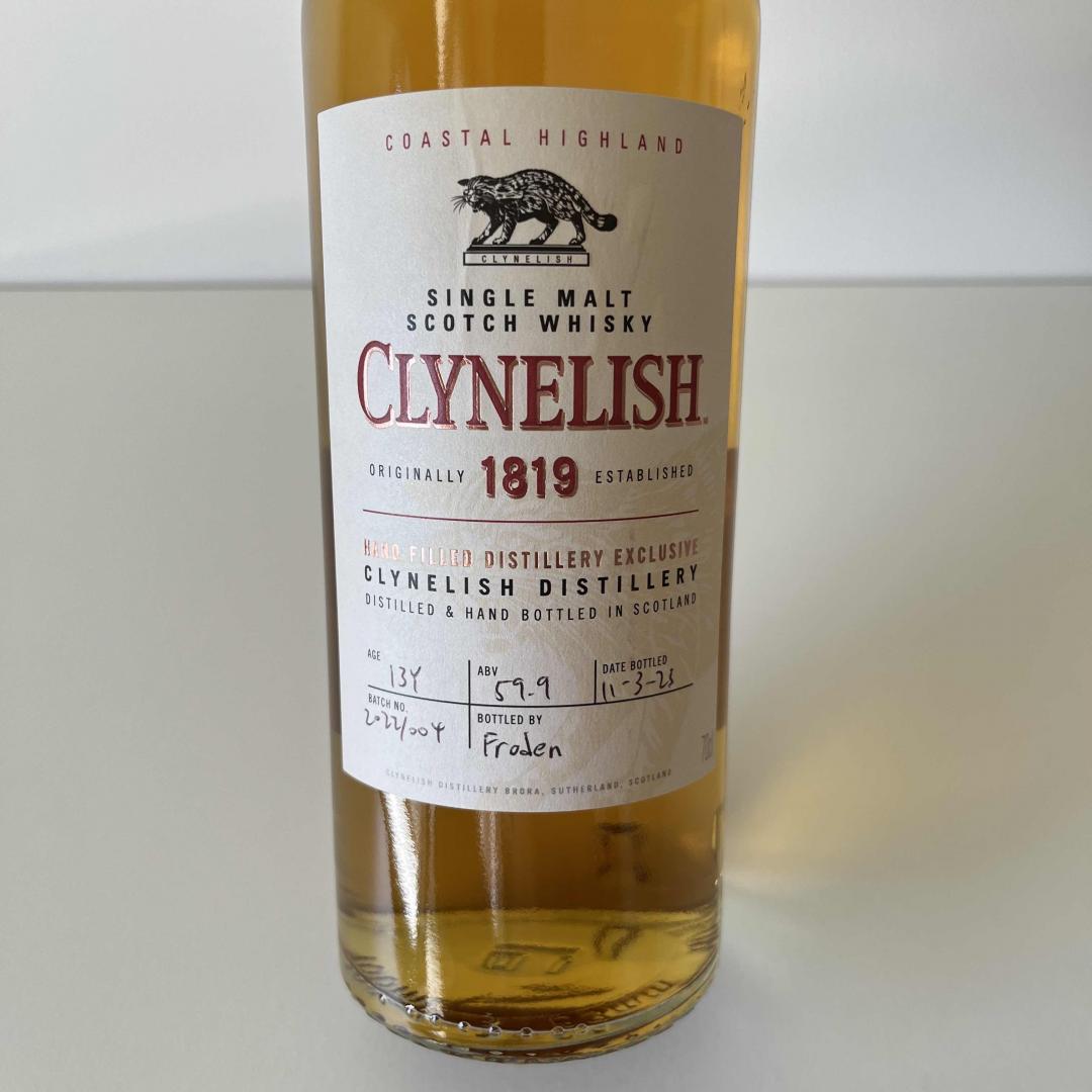 Clynelish 克里尼利基13年单桶 手装瓶Batch004