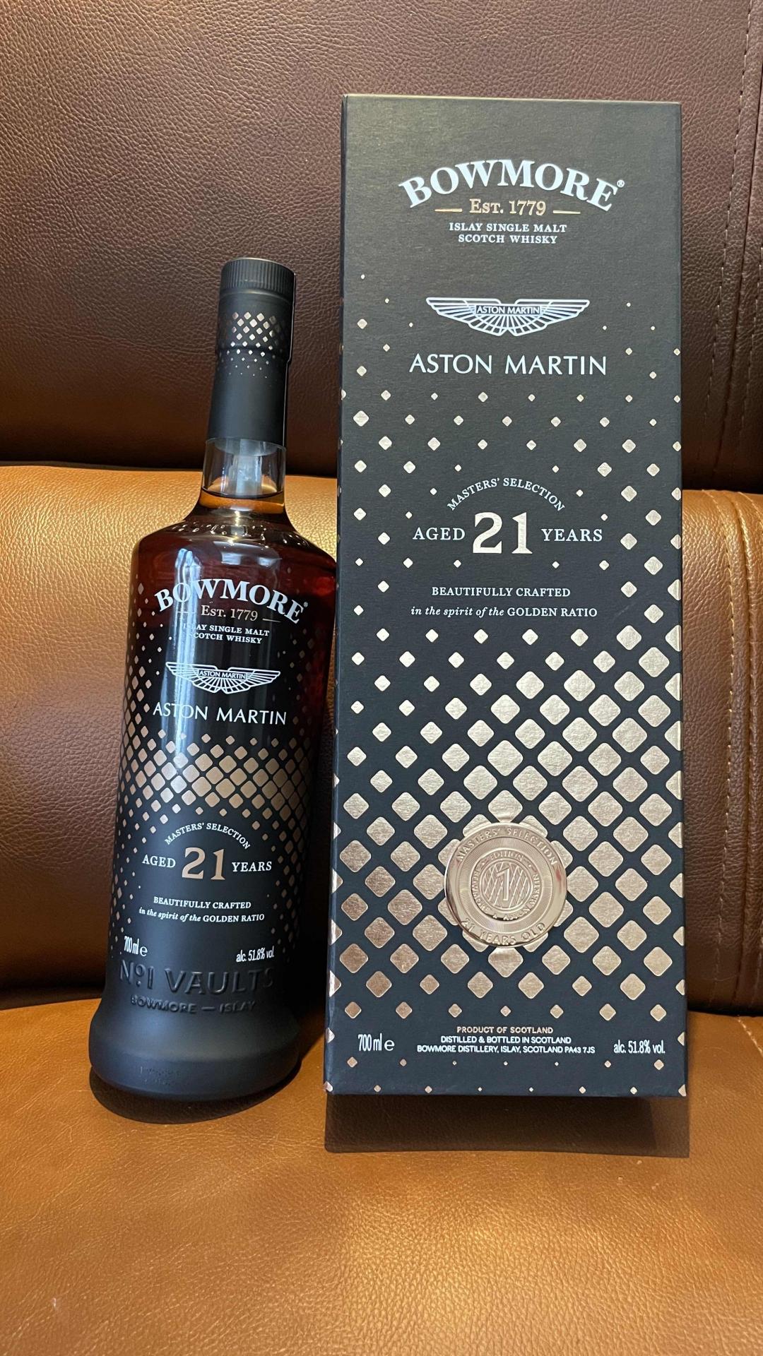 bowmore 波摩 xx阿斯顿马丁 合作限量版 桶强 一组4瓶 酒龄21 22年 公司行货