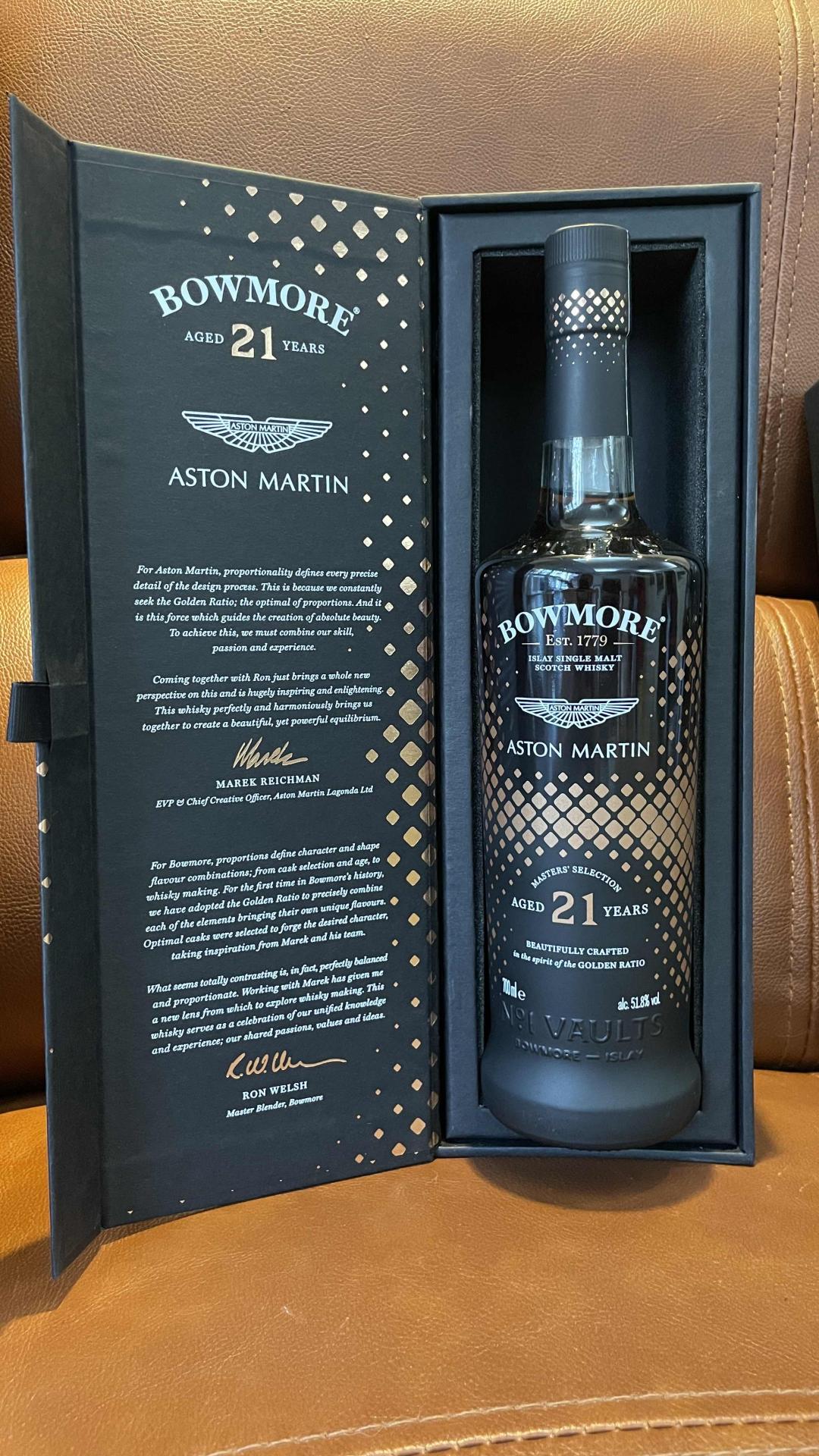 bowmore 波摩 xx阿斯顿马丁 合作限量版 桶强 一组4瓶 酒龄21 22年 公司行货