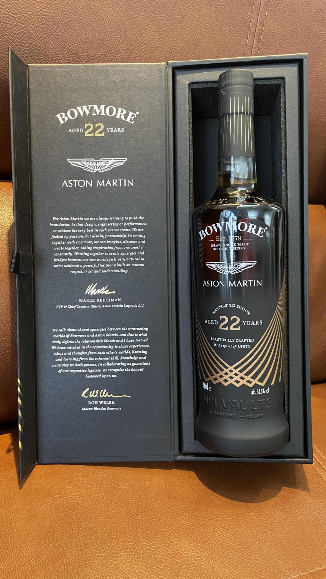 bowmore 波摩 xx阿斯顿马丁 合作限量版 桶强 一组4瓶 酒龄21 22年 公司行货