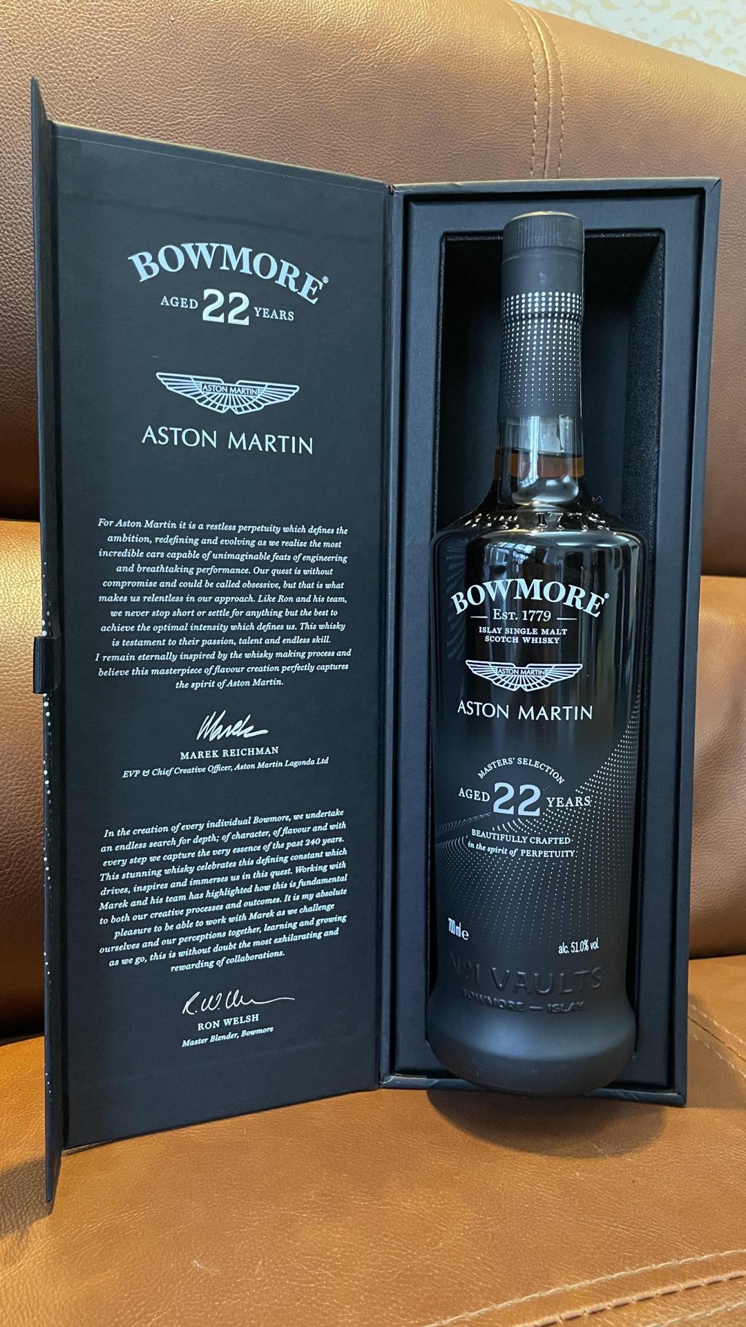 bowmore 波摩 xx阿斯顿马丁 合作限量版 桶强 一组4瓶 酒龄21 22年 公司行货