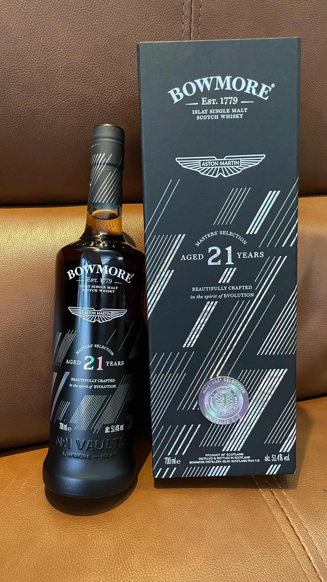 bowmore 波摩 xx阿斯顿马丁 合作限量版 桶强 一组4瓶 酒龄21 22年 公司行货