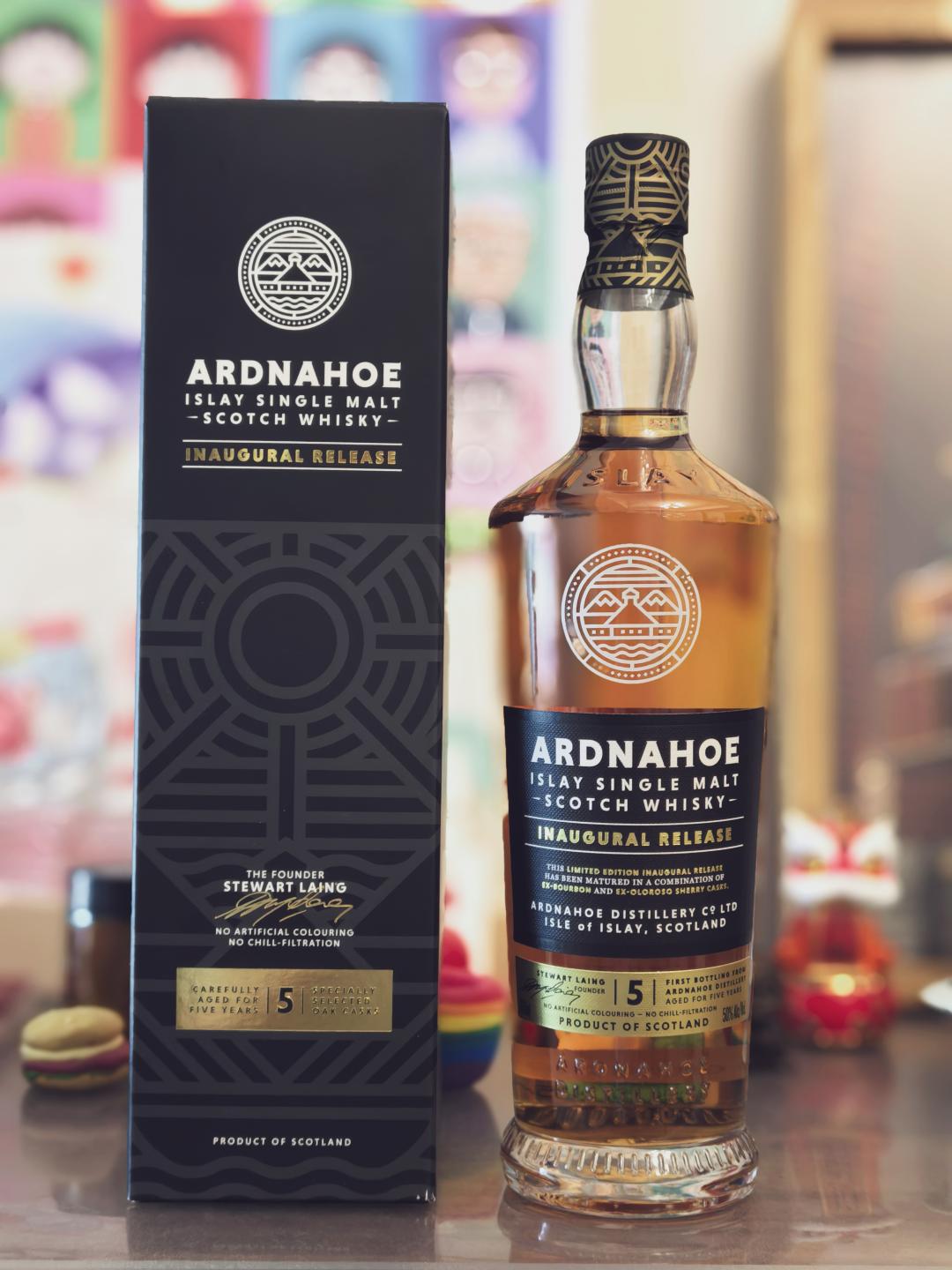 【签名版】Ardnahoe 阿德纳侯5年首版双桶 创始人签名版