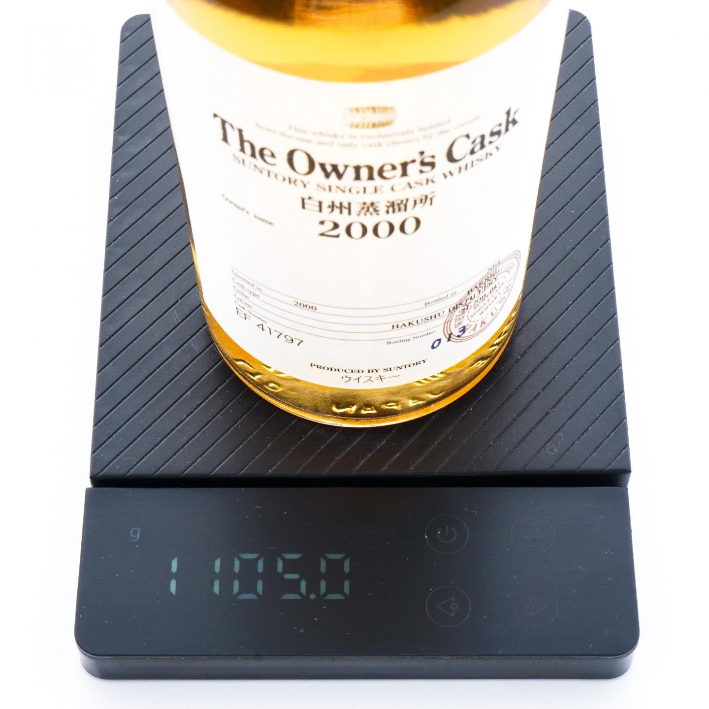 白州蒸馏所 2000-2011 业主桶#EF 41797