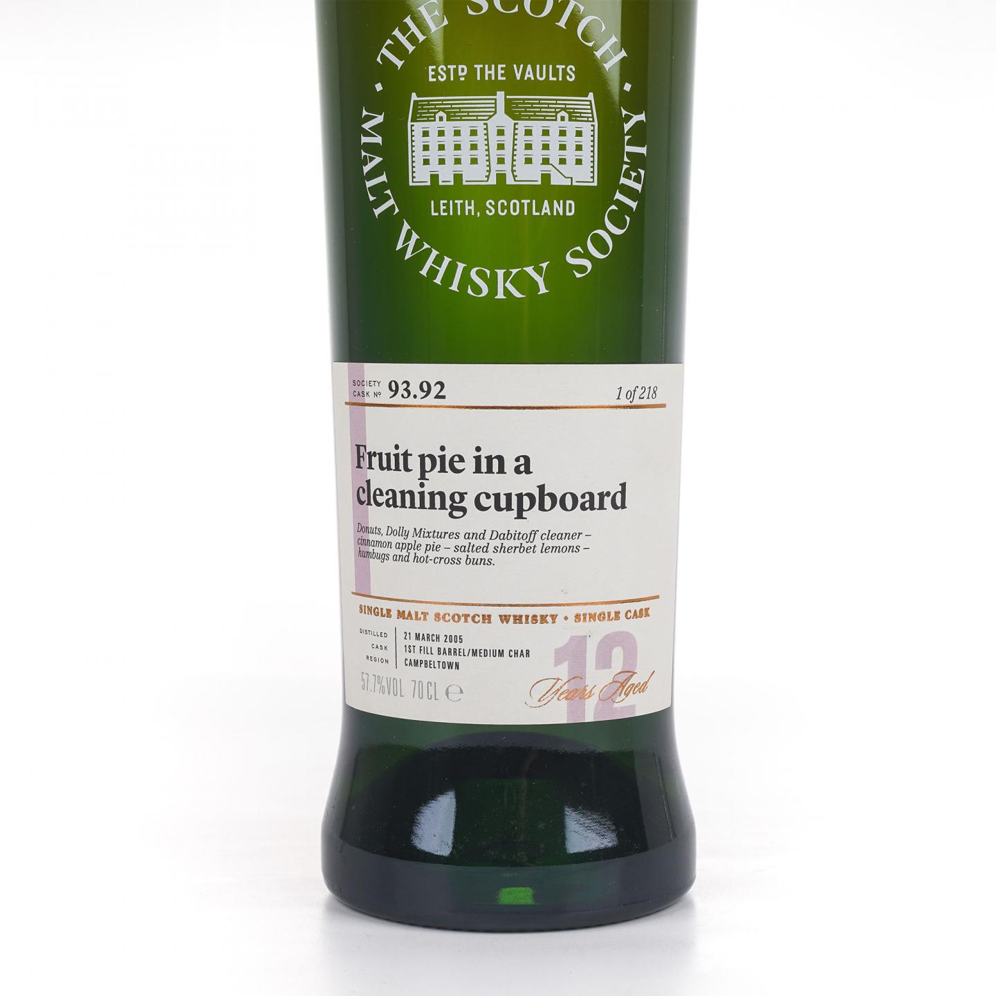 SMWS 93.92 格兰帝 12年 2005