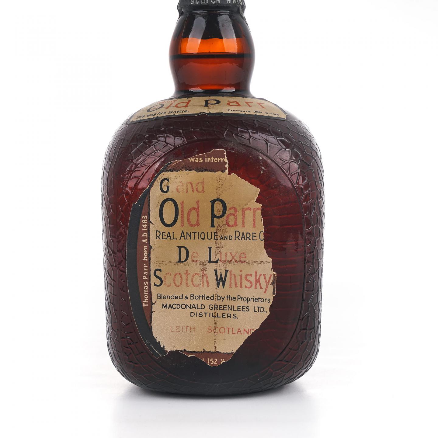 Grand Old Parr 调和 弹弓头 De Luxe Scotch Whisky