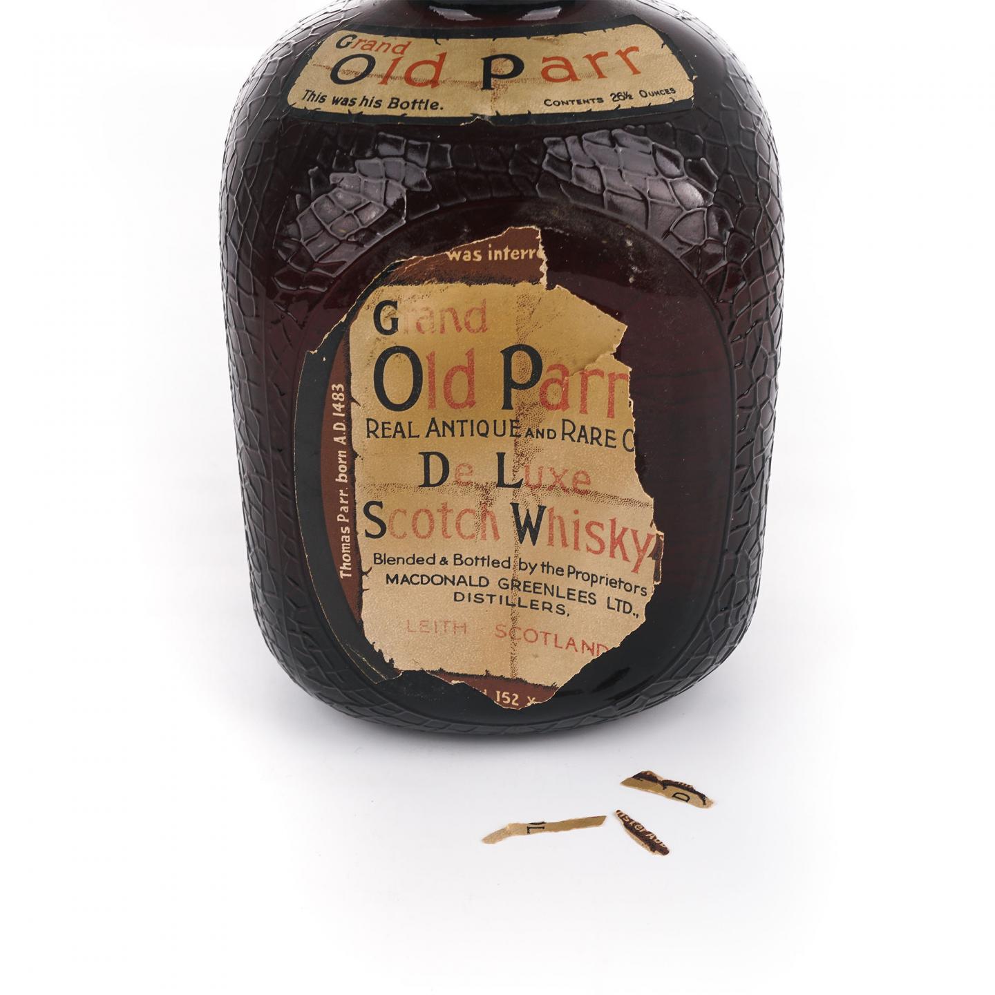 Grand Old Parr 调和 弹弓头 De Luxe Scotch Whisky