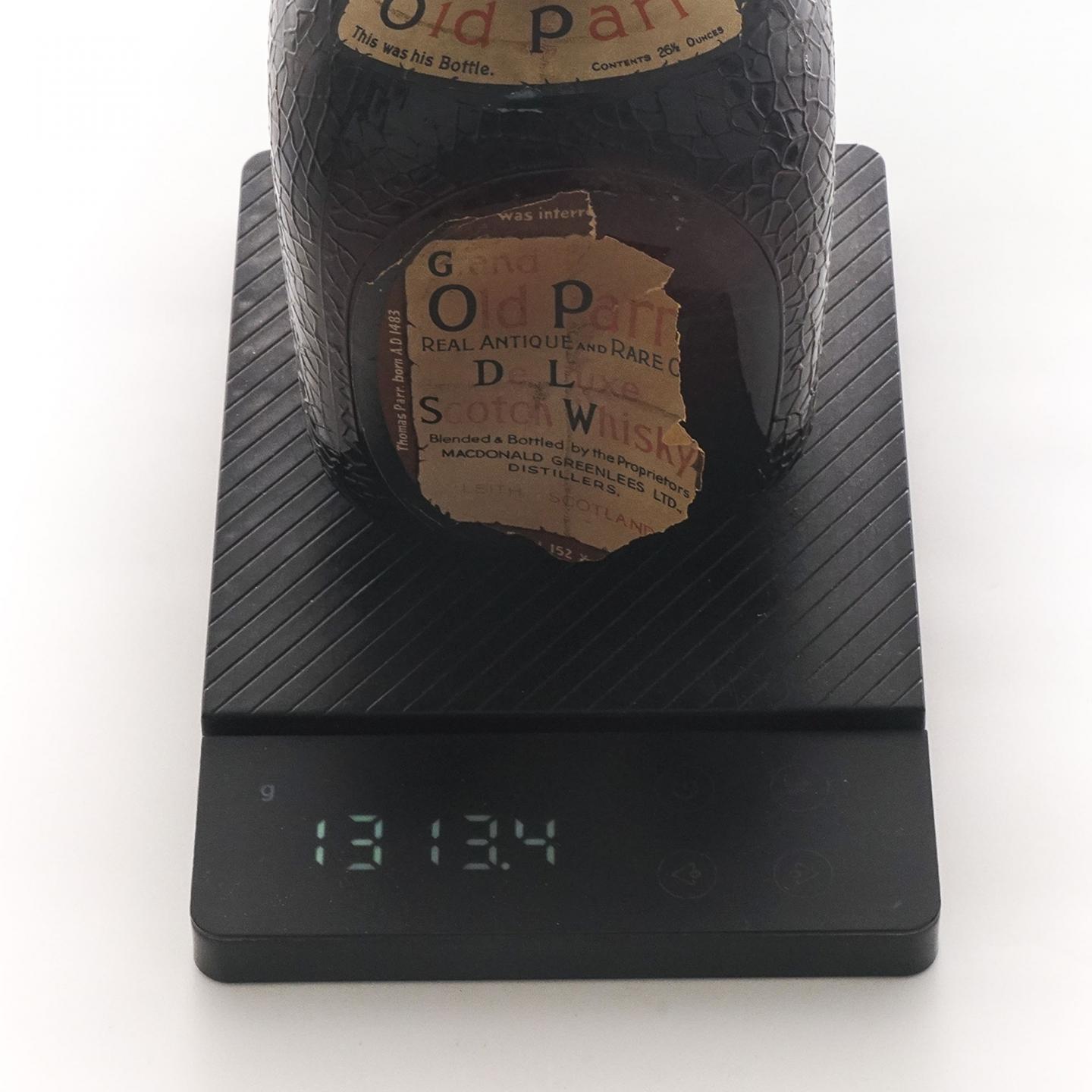 Grand Old Parr 调和 弹弓头 De Luxe Scotch Whisky