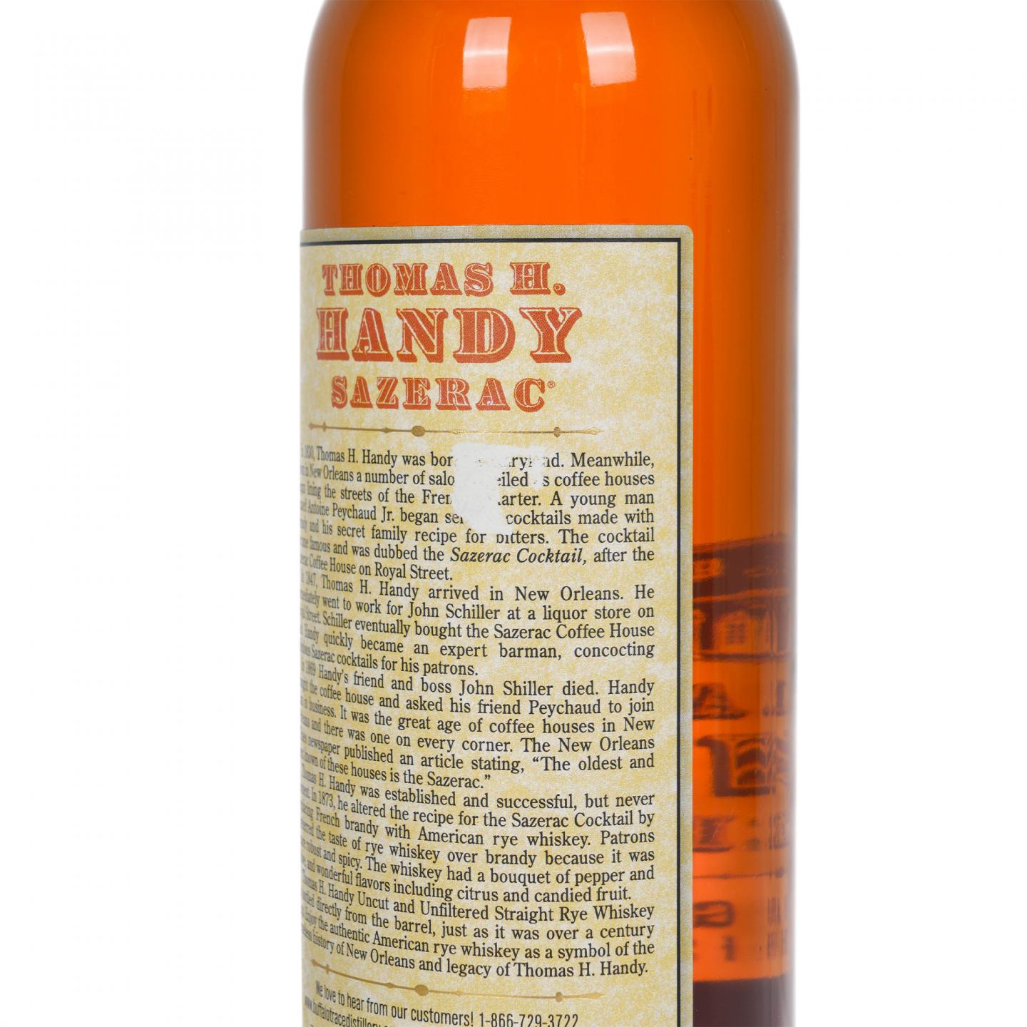 Sazerac 萨泽拉 Thomas H. Handy Rye 黑麦 124.9 Proof 750ml