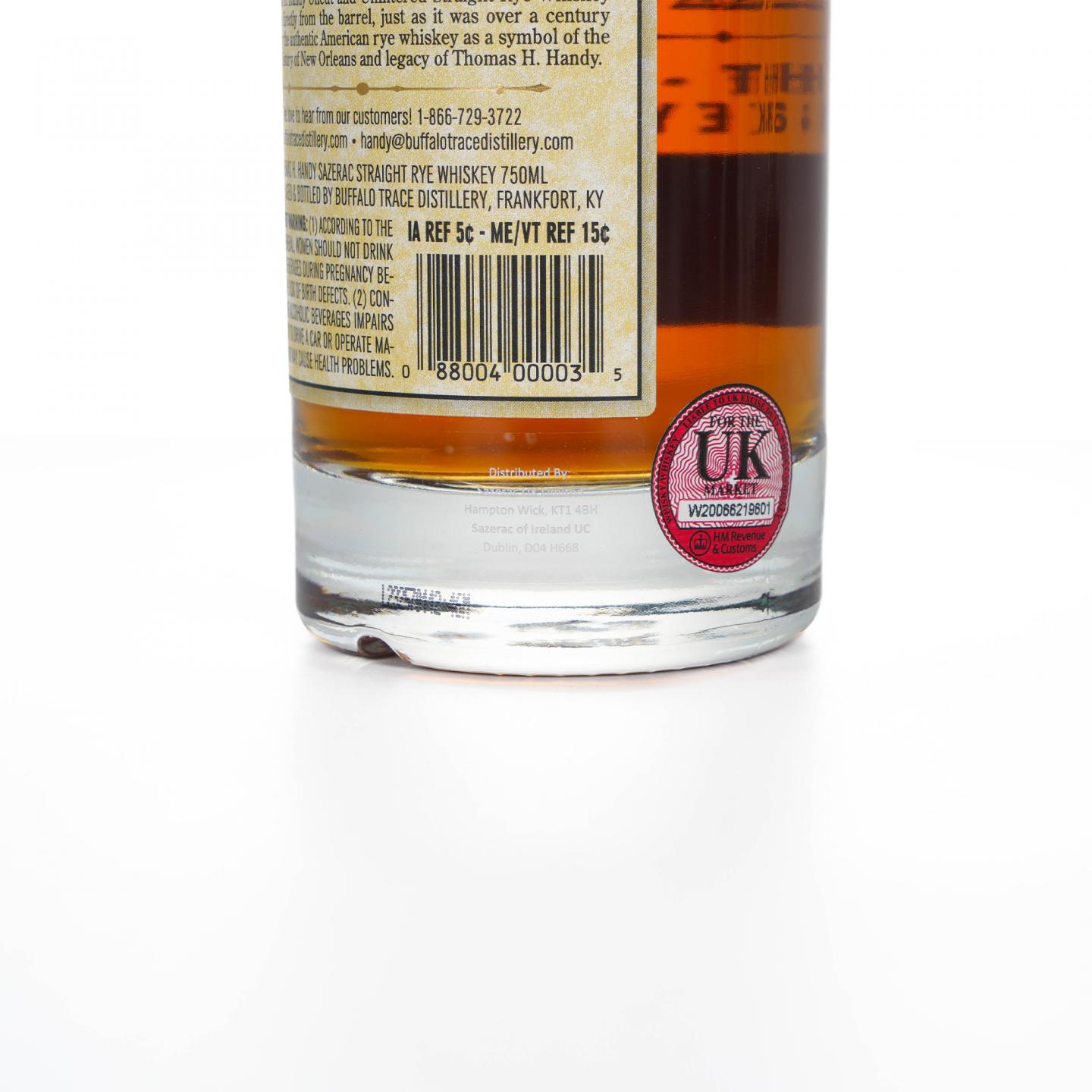 Sazerac 萨泽拉 Thomas H. Handy Rye 黑麦 124.9 Proof 750ml