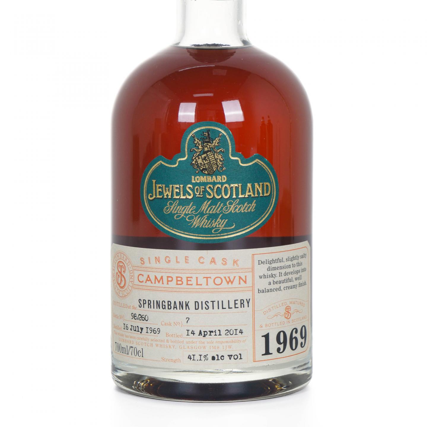 Springbank 云顶 1969-2014 Lb 单桶#7