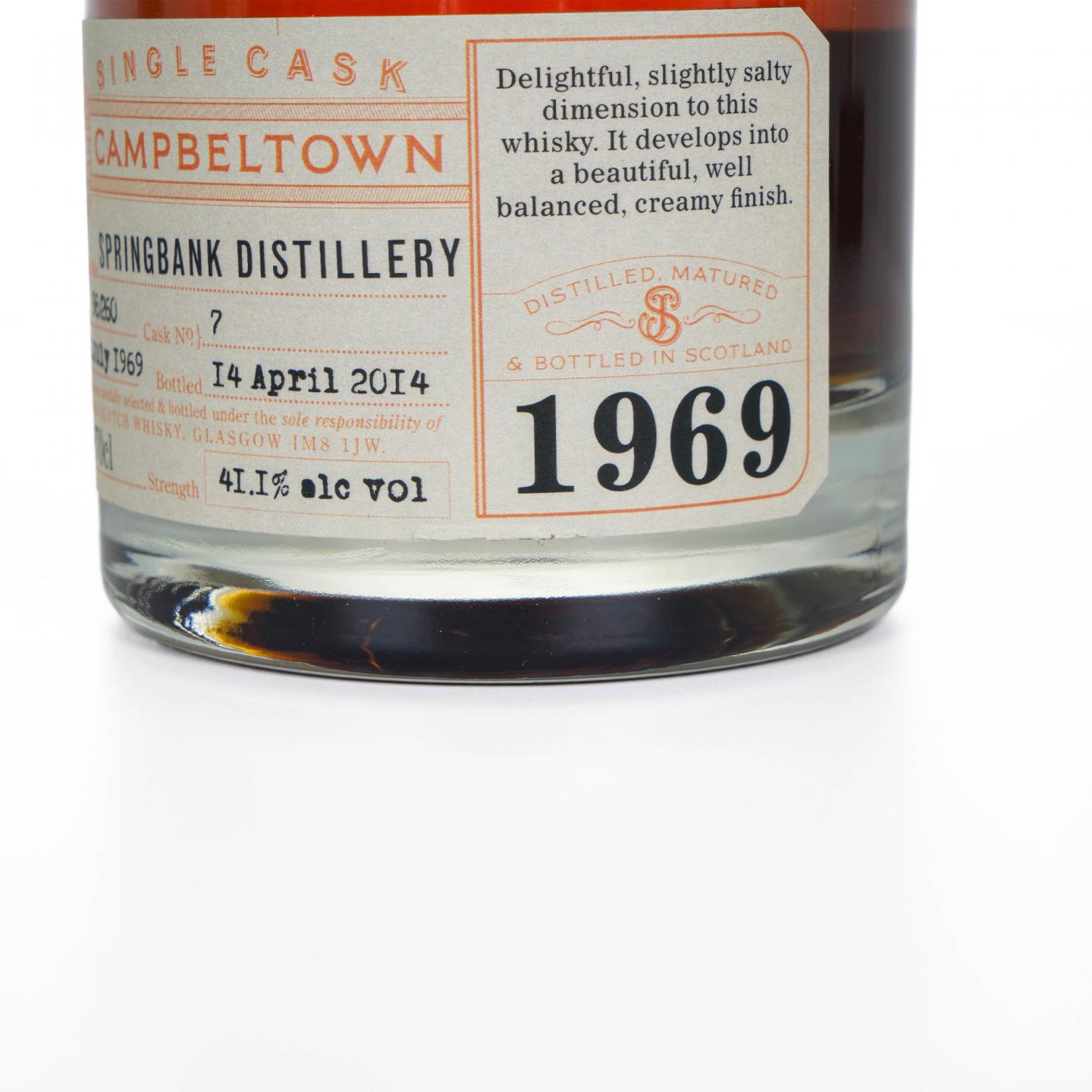 Springbank 云顶 1969-2014 Lb 单桶#7