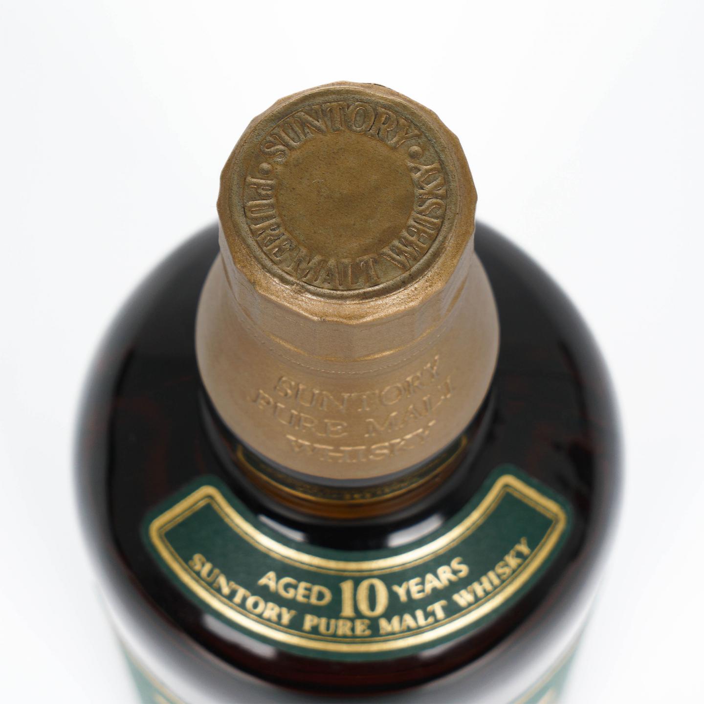 山崎 10年 金花标 绿标 Pure Malt