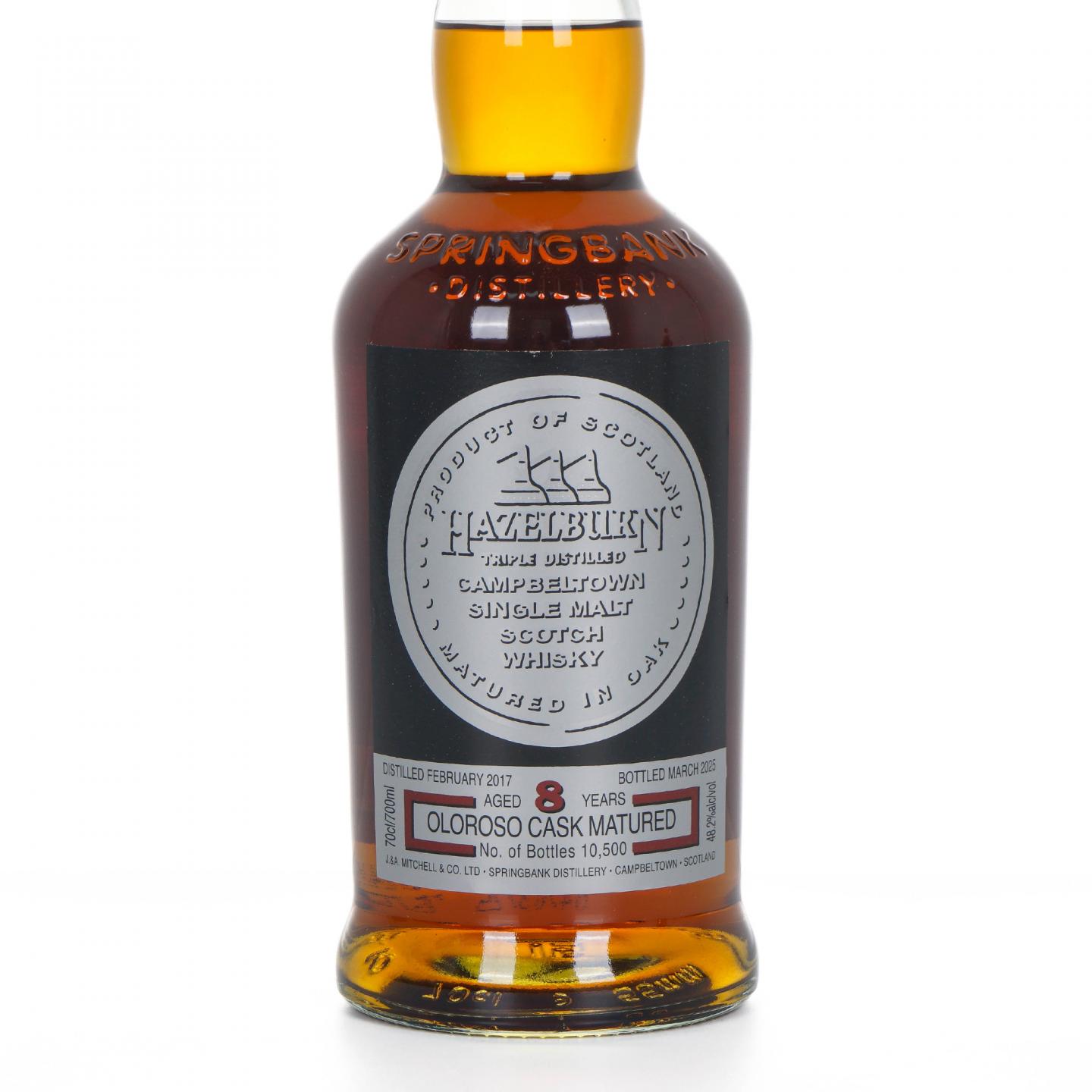 Hazelburn 哈索本 8年 2017-2025 雪莉桶