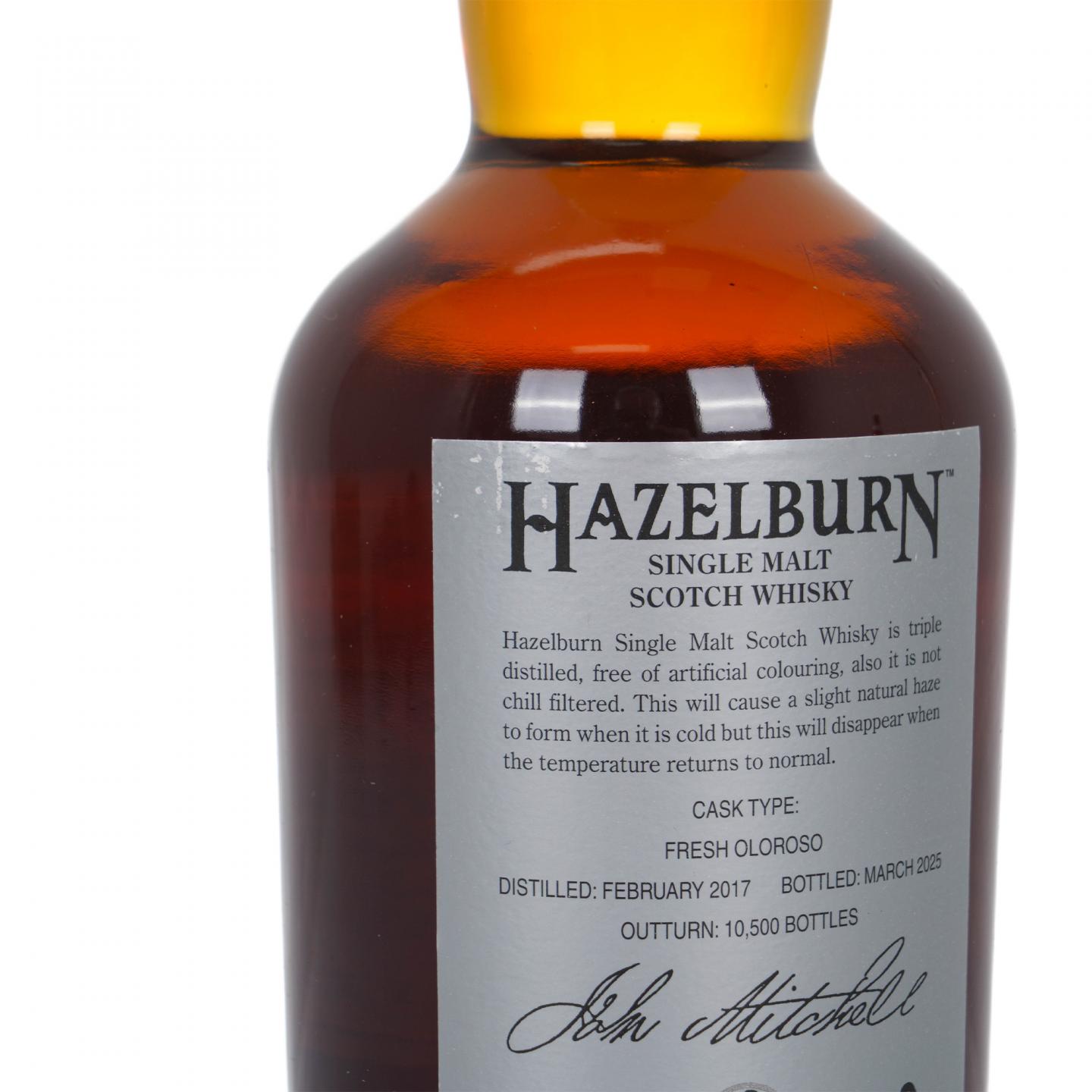 Hazelburn 哈索本 8年 2017-2025 雪莉桶