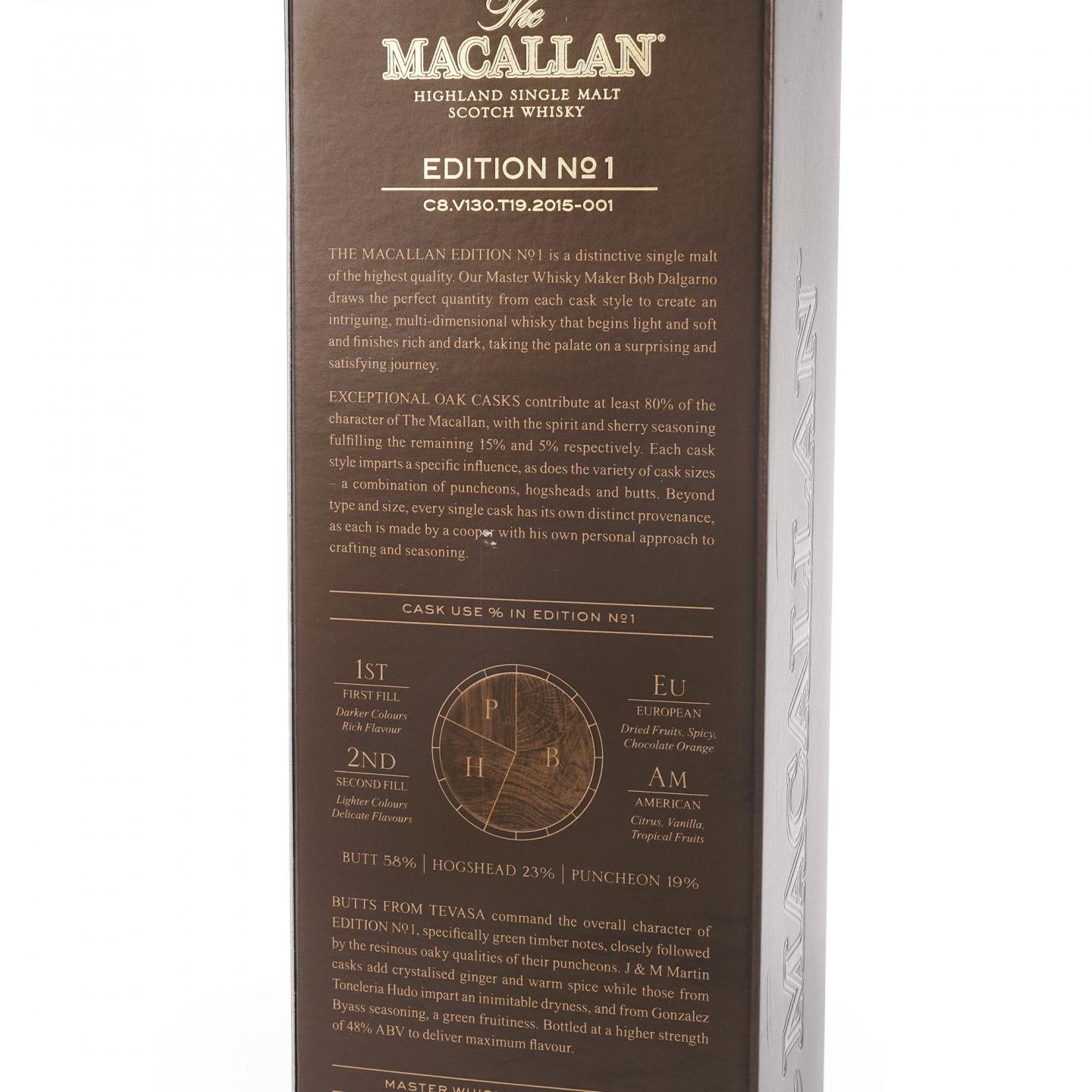 Macallan 麦卡伦 2015 Edition No.1