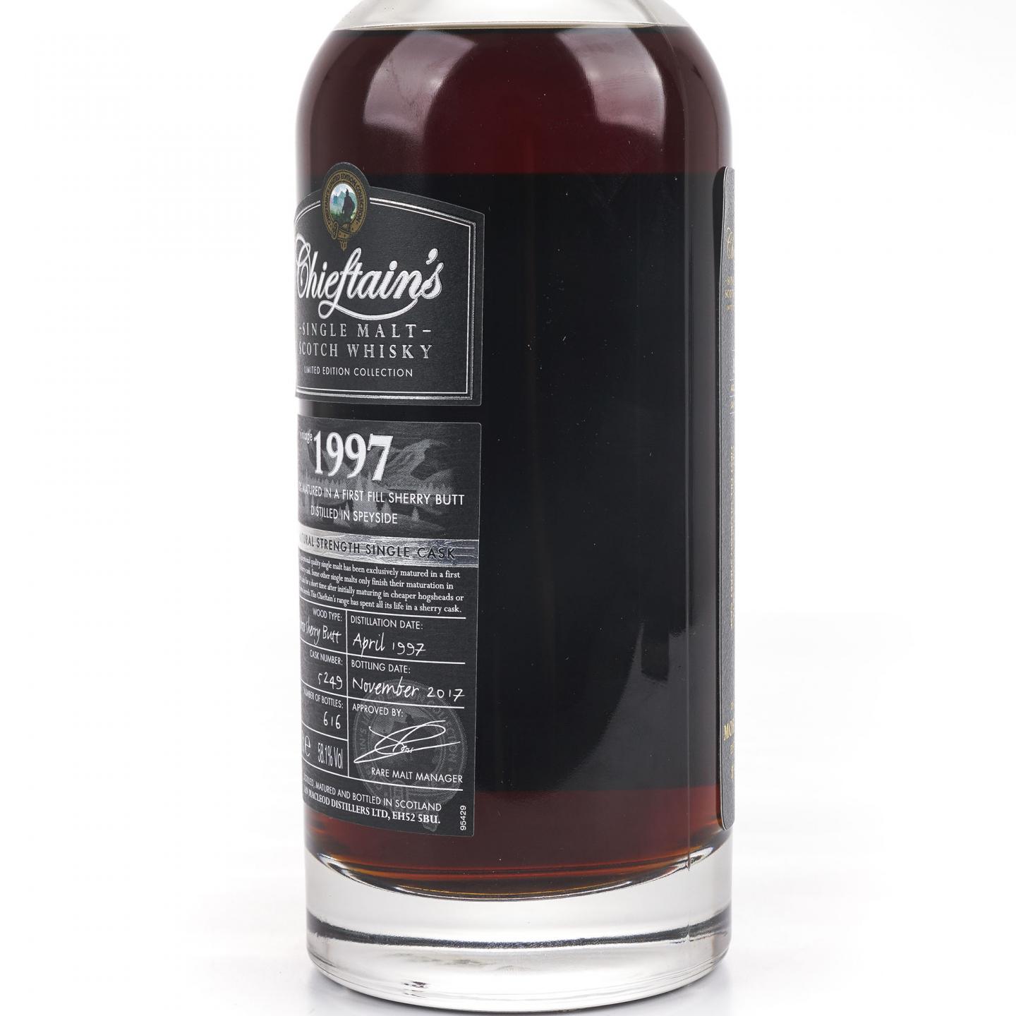 Mortlach 慕赫 1997-2017 20年初次雪莉桶 川中島之戰「鬼小島弥太郎 」 58.1%