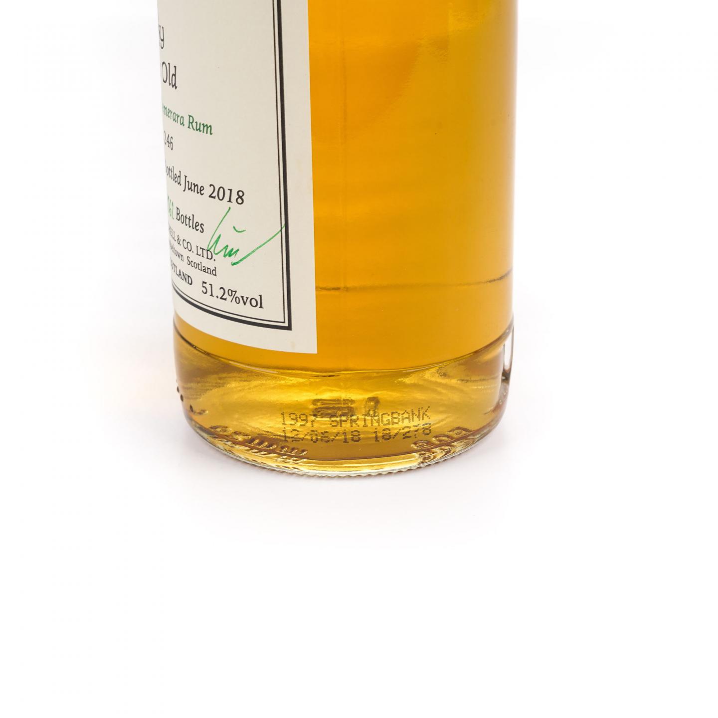 Springbank 云顶 21年 1997-2018 德國wega whisky私人裝瓶#246