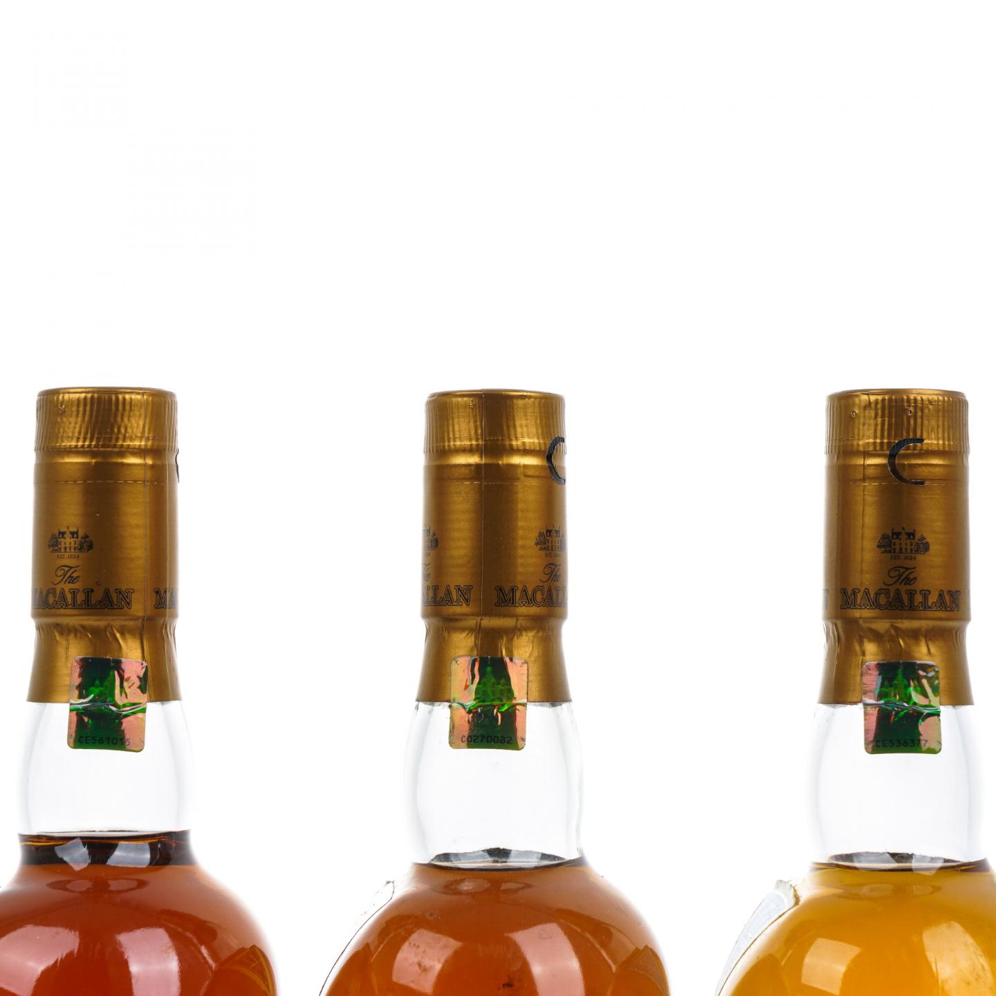 Macallan 麦卡伦 12年 经典雪莉桶/Double Cask/黄金三桶/三桶陈酿系列 4支组