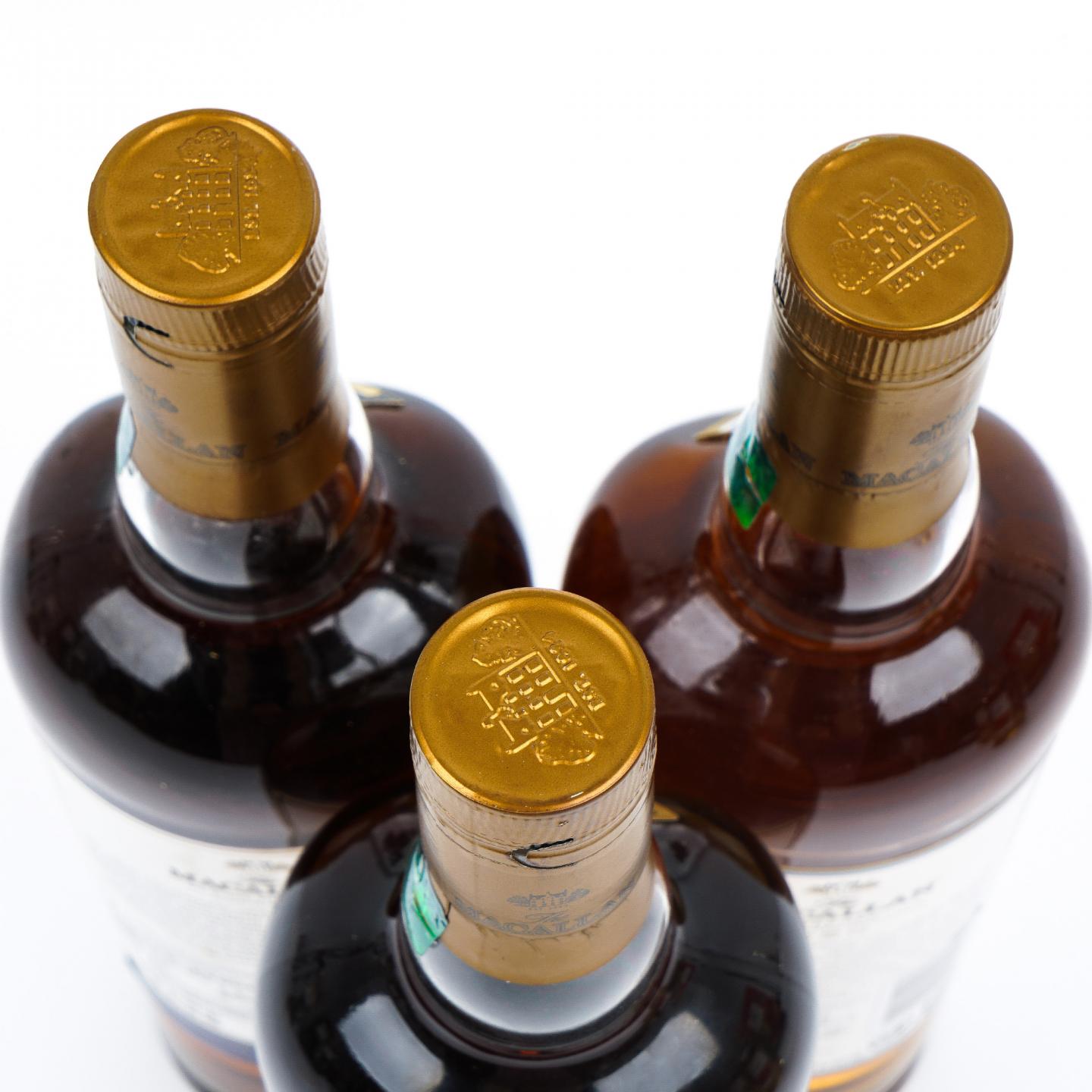 Macallan 麦卡伦 12年 经典雪莉桶/Double Cask/黄金三桶/三桶陈酿系列 4支组