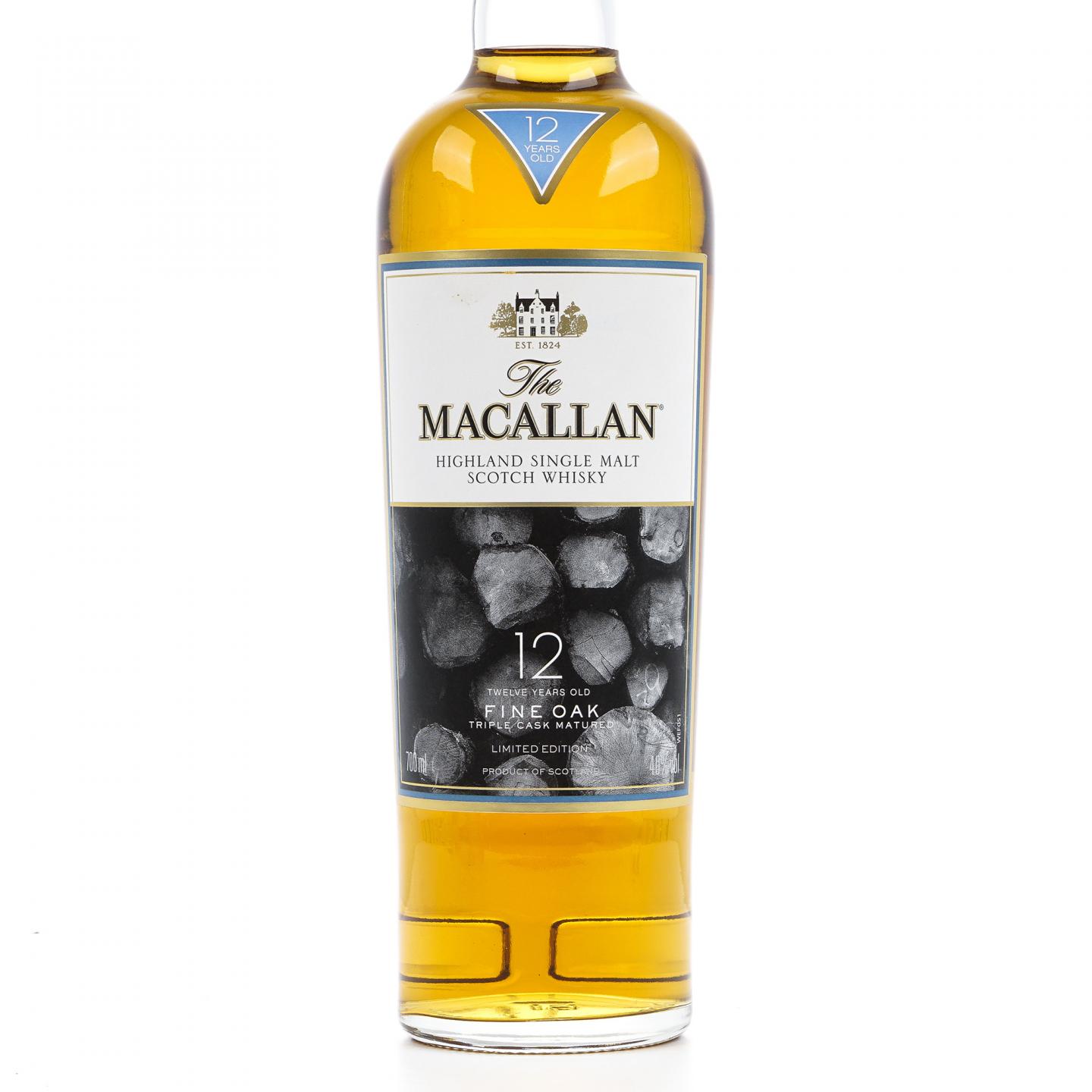 Macallan 麦卡伦 12年 经典雪莉桶/Double Cask/黄金三桶/三桶陈酿系列 4支组