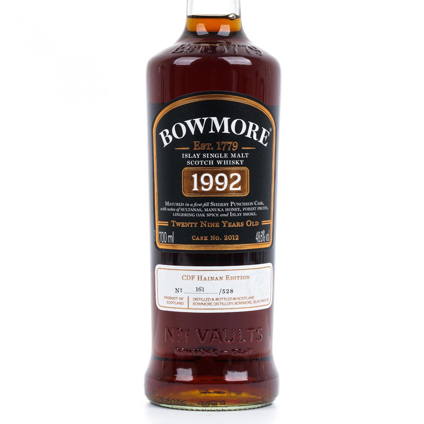 Bowmore 波摩 29年 1992 雪莉桶#2012