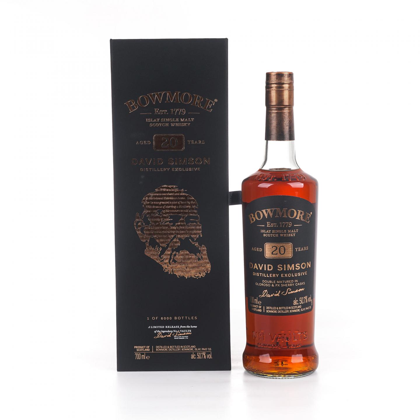 Bowmore 波摩 20年 David Simson 创始人纪念版