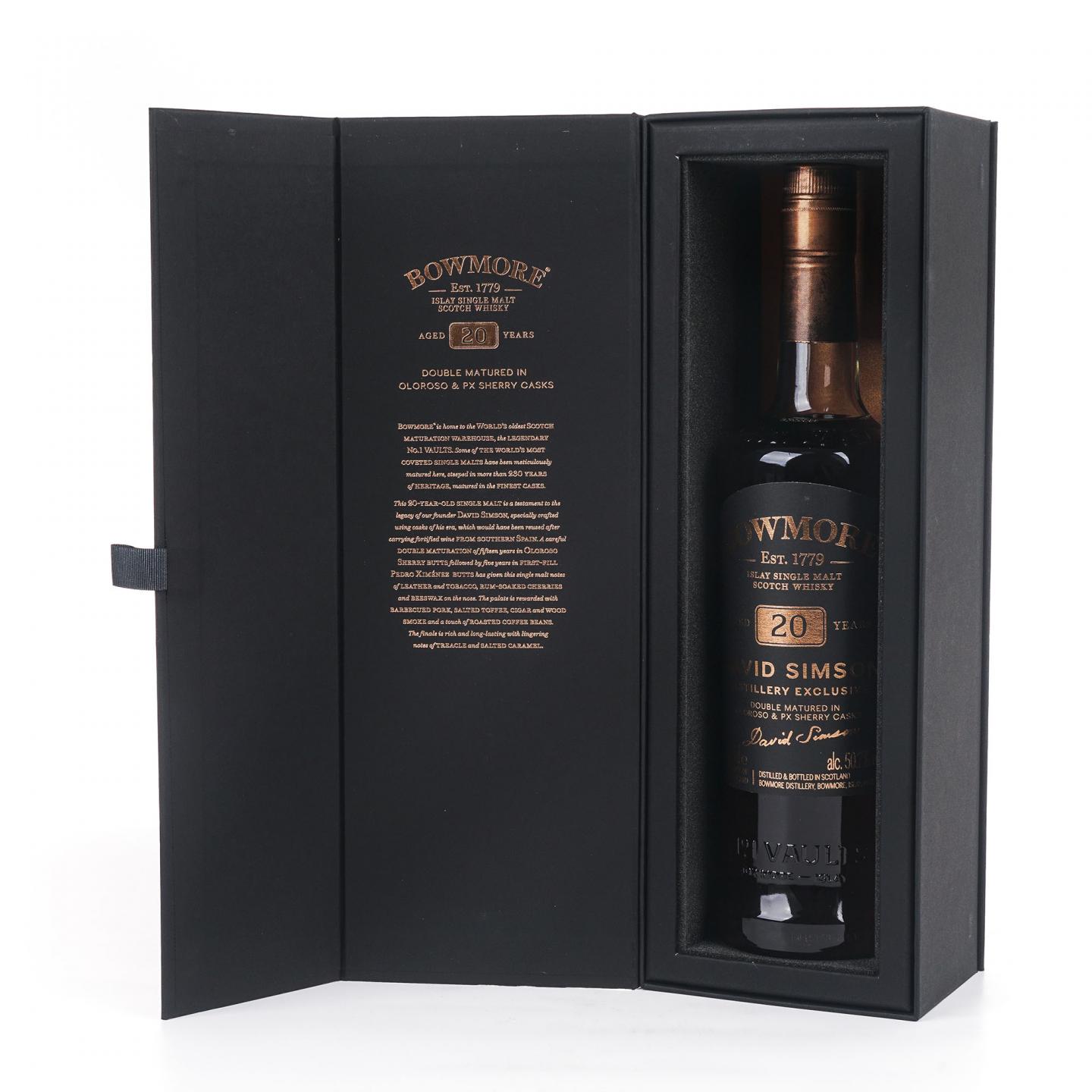 Bowmore 波摩 20年 David Simson 创始人纪念版