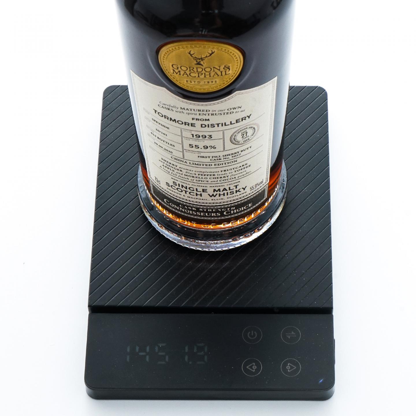 Tormore 桐摩 27年 1993-2020 桶强 GM 初填雪莉桶