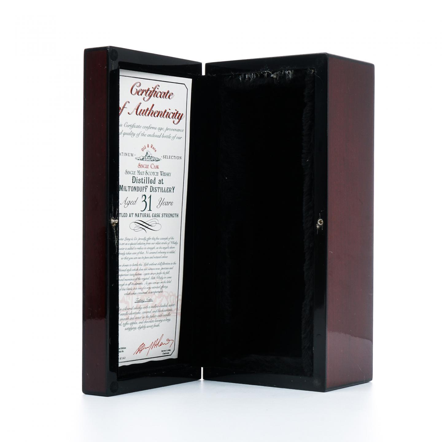 Miltonduff 弥尔顿达夫 31年 1989-2021 单桶桶强 HL Old & Rare