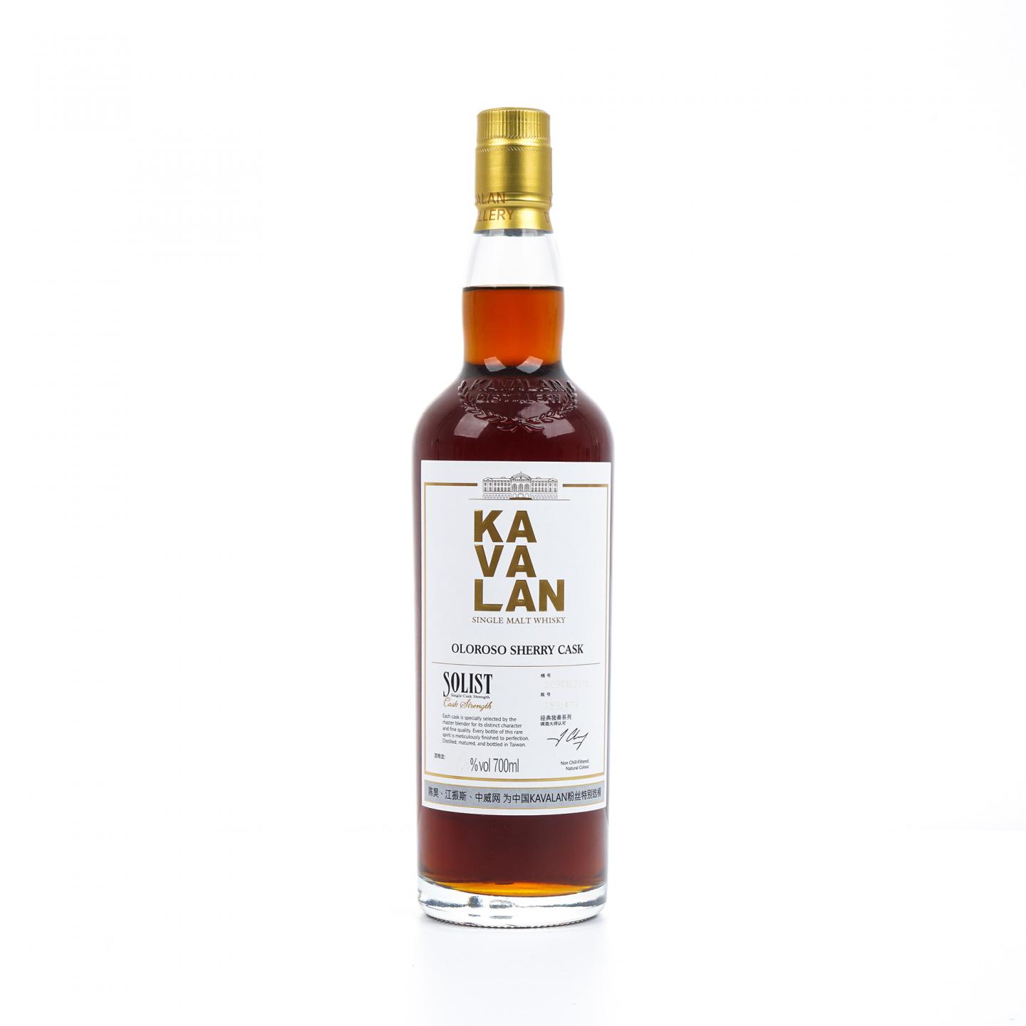Kavalan 噶玛兰 经典独奏原酒系列 雪莉桶 #S090102015