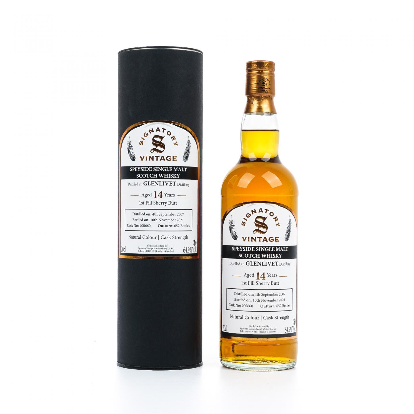 Glenlivet 格兰威特 14年 2007-2021 初填雪莉桶 SV