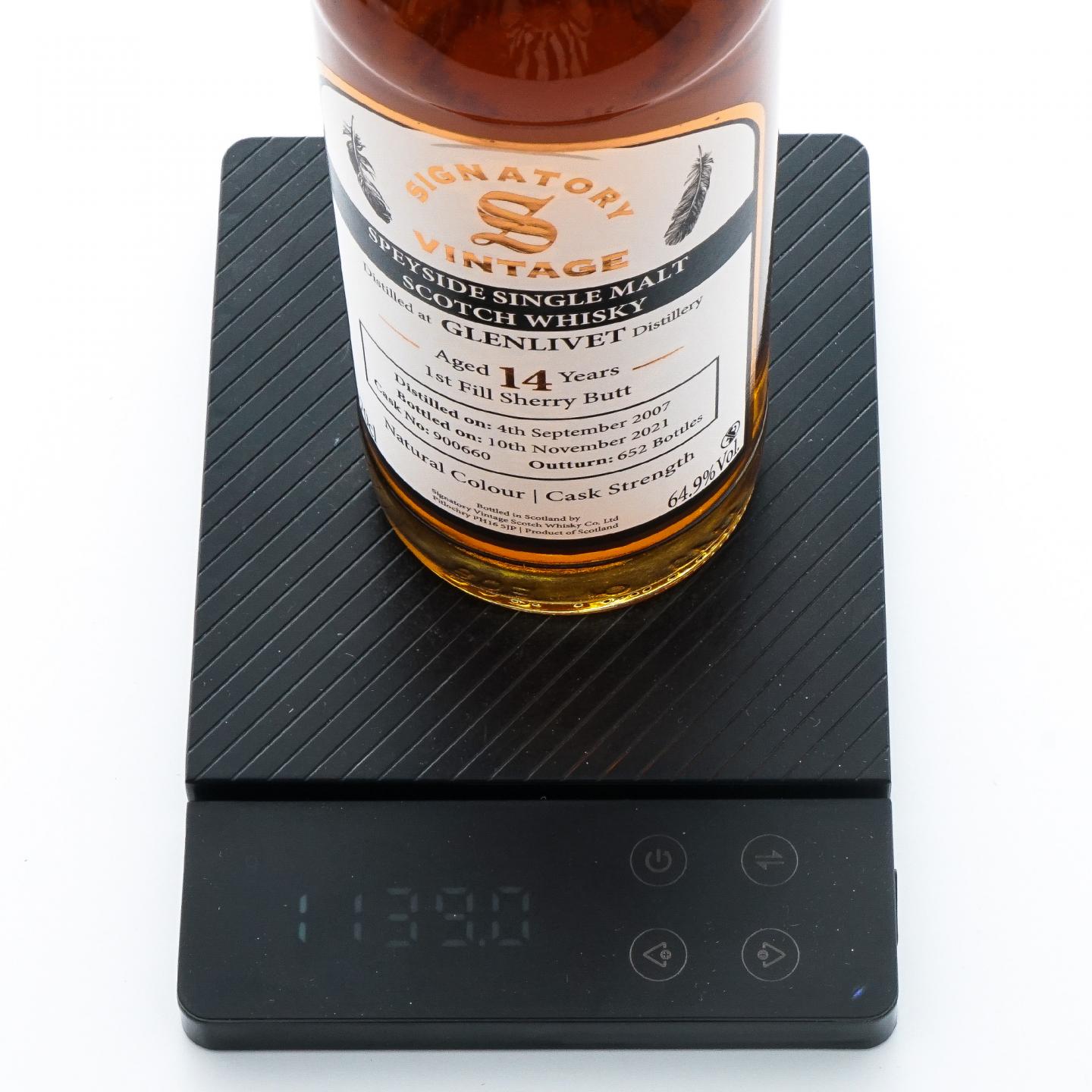 Glenlivet 格兰威特 14年 2007-2021 初填雪莉桶 SV