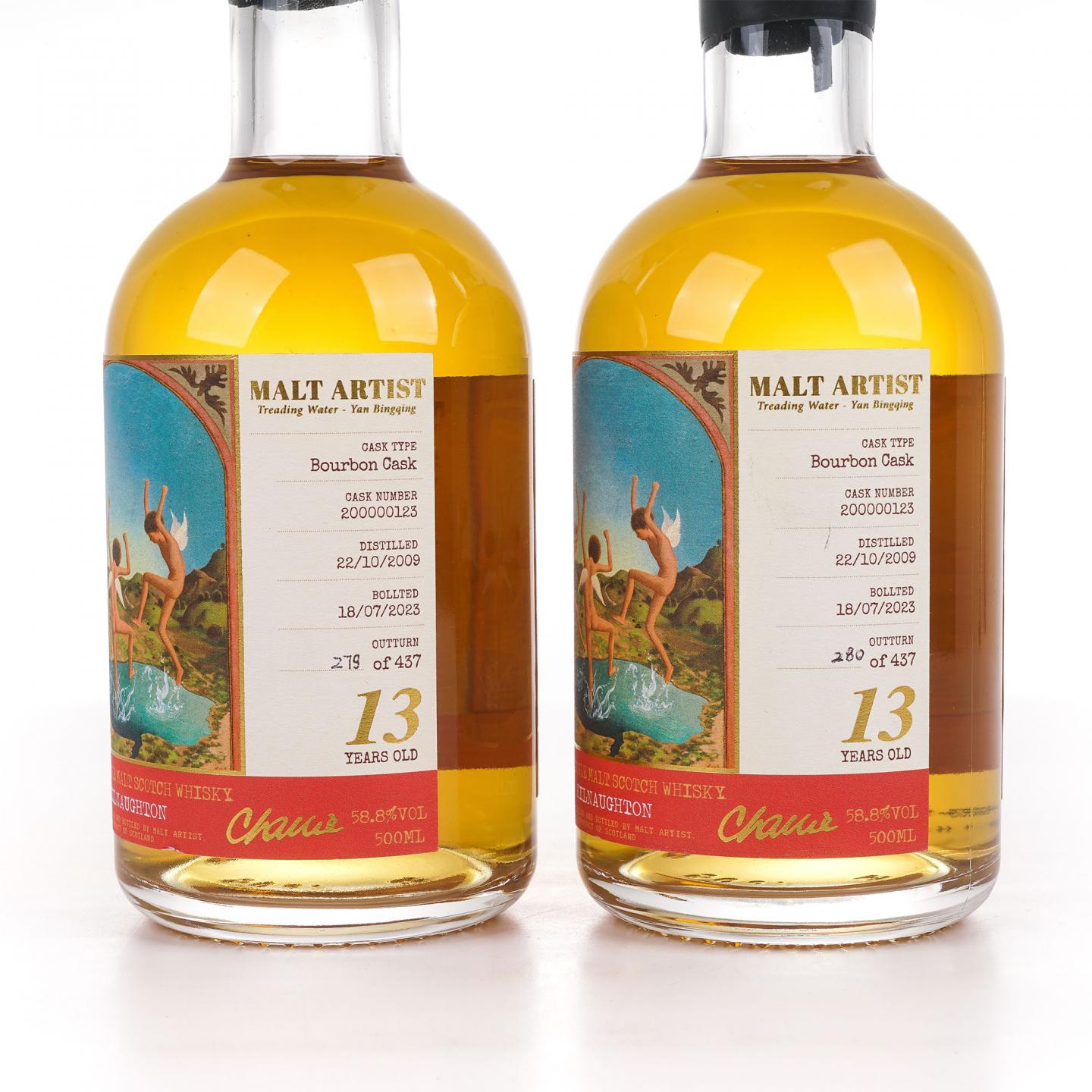 Kilnaughton（阿贝） 13年 2009-2023 波本桶#200000123 2瓶组*500ml