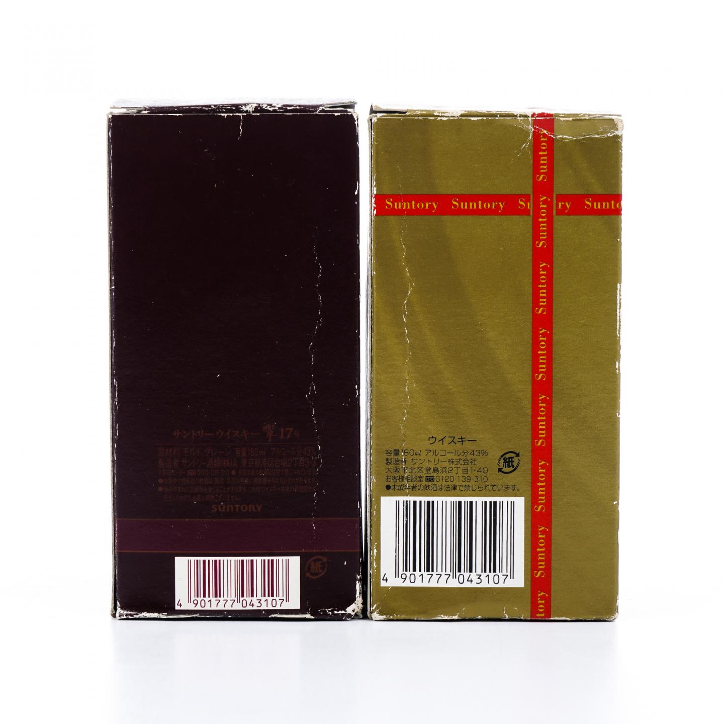 【酒版】响 17年 180ml 2支组