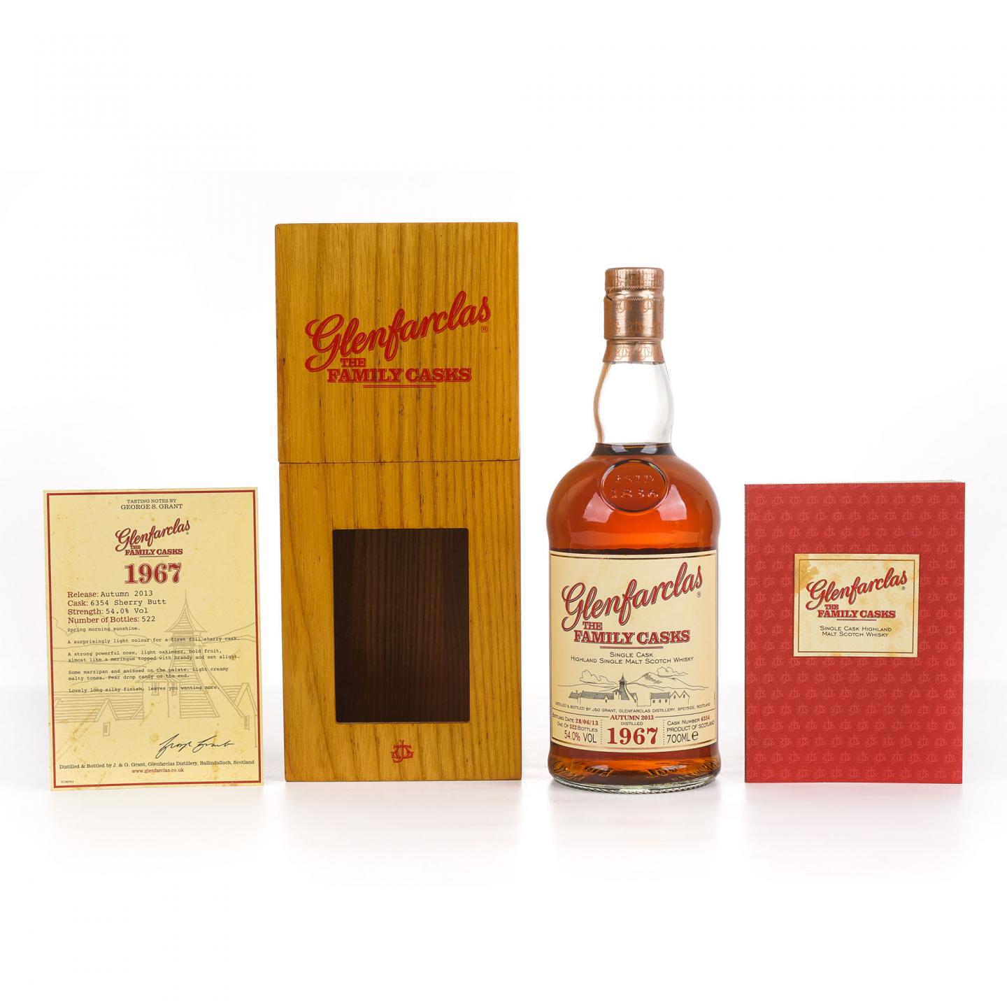 Glenfarclas 格兰花格 1967-2013 家族桶 雪莉单桶#6354