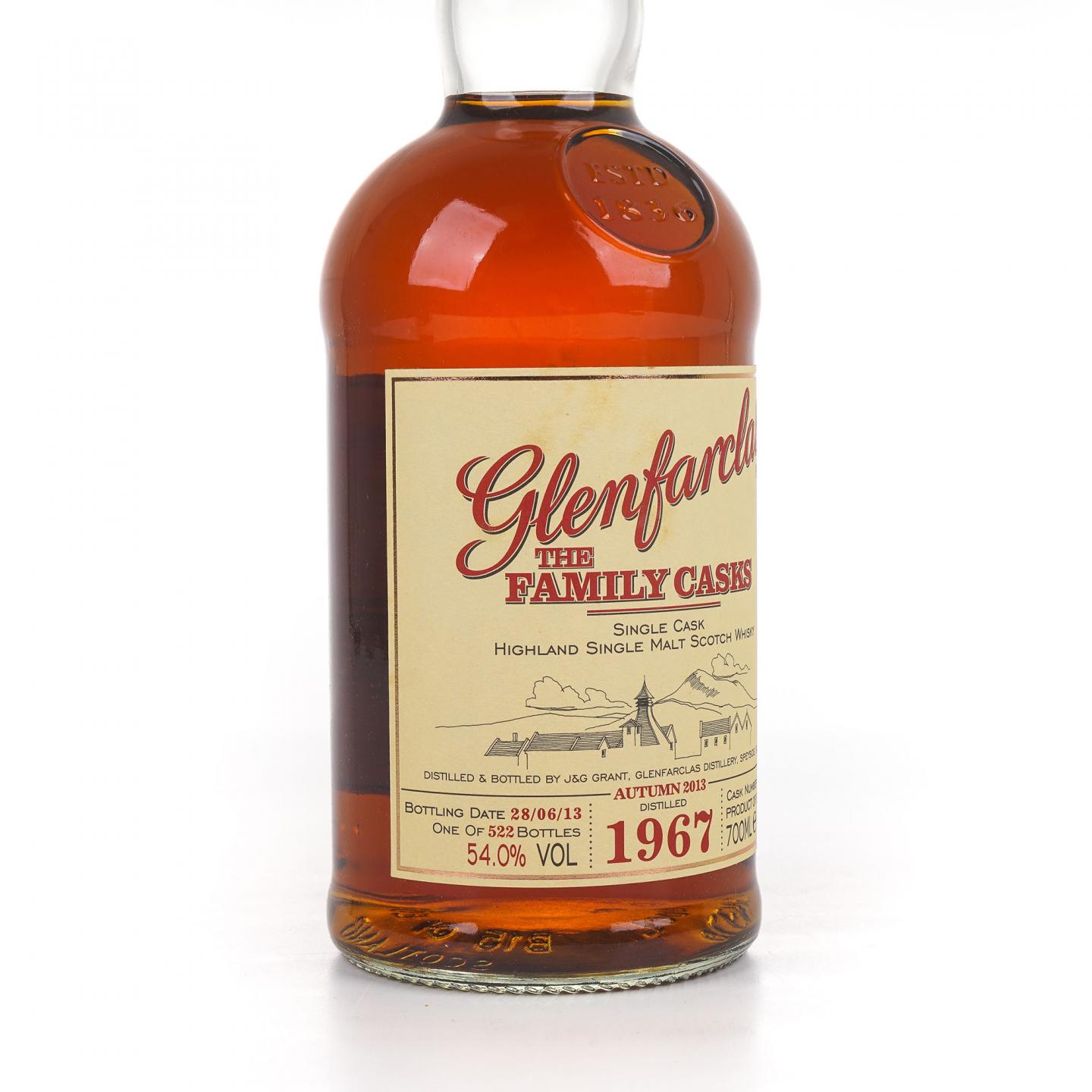 Glenfarclas 格兰花格 1967-2013 家族桶 雪莉单桶#6354