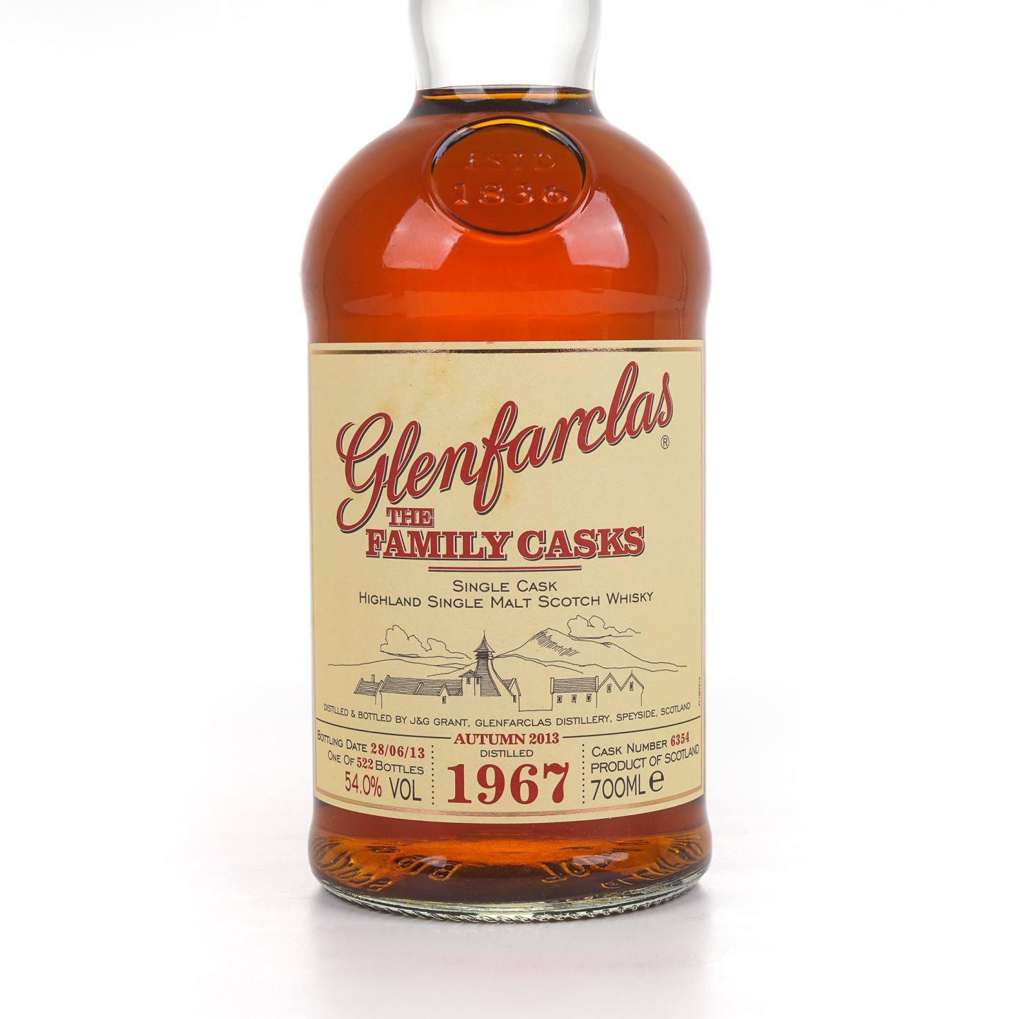 Glenfarclas 格兰花格 1967-2013 家族桶 雪莉单桶#6354