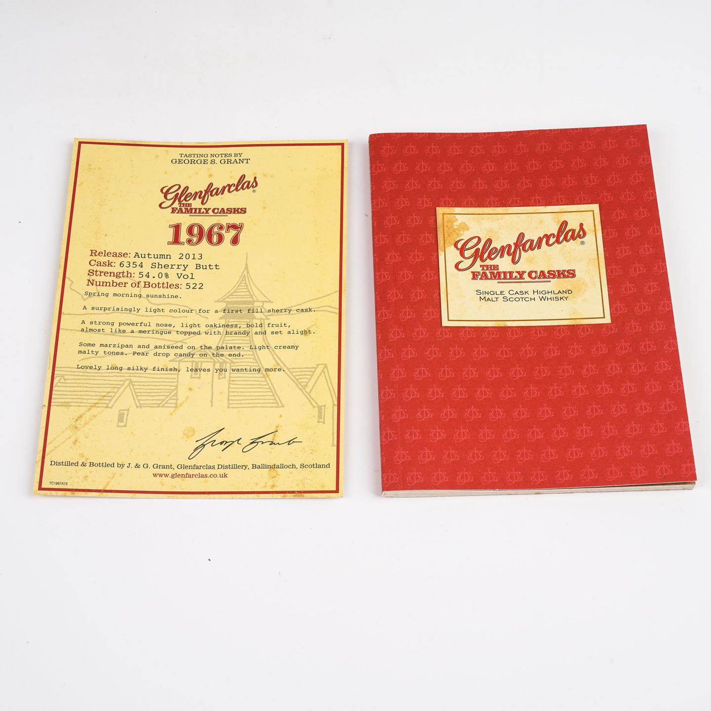 Glenfarclas 格兰花格 1967-2013 家族桶 雪莉单桶#6354