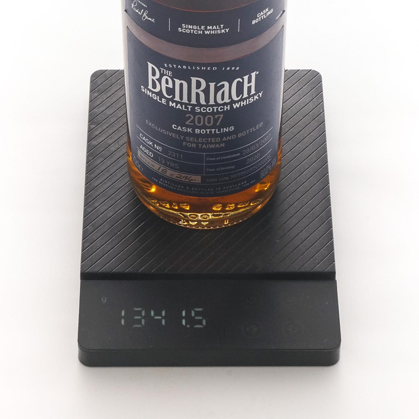 BenRiach 本利亚克 13年 2007-2020 单桶#2311
