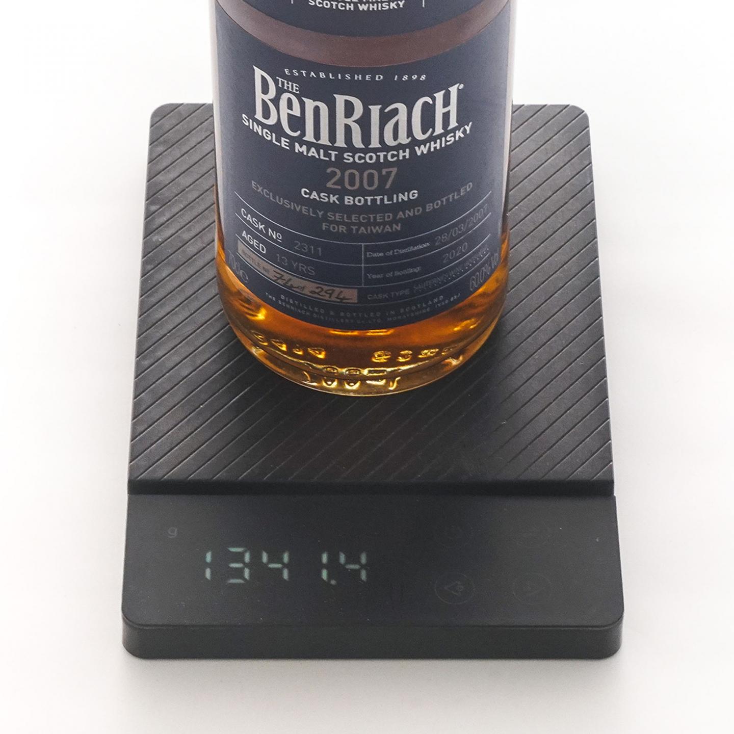 BenRiach 本利亚克 13年 2007-2020 单桶#2311 700ml