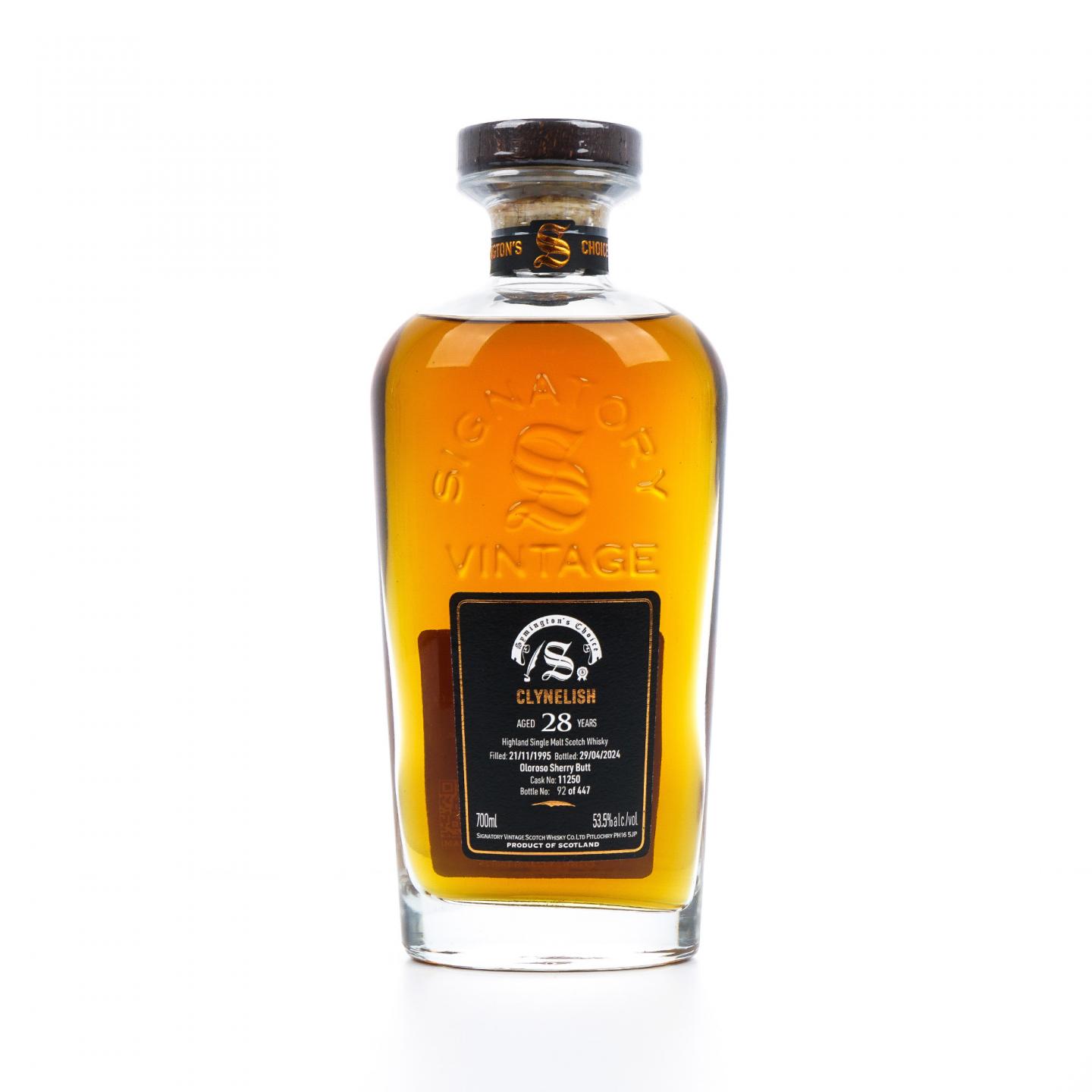 Clynelish 克里尼利基 28年 1995-2024 SV 雪莉桶#11250