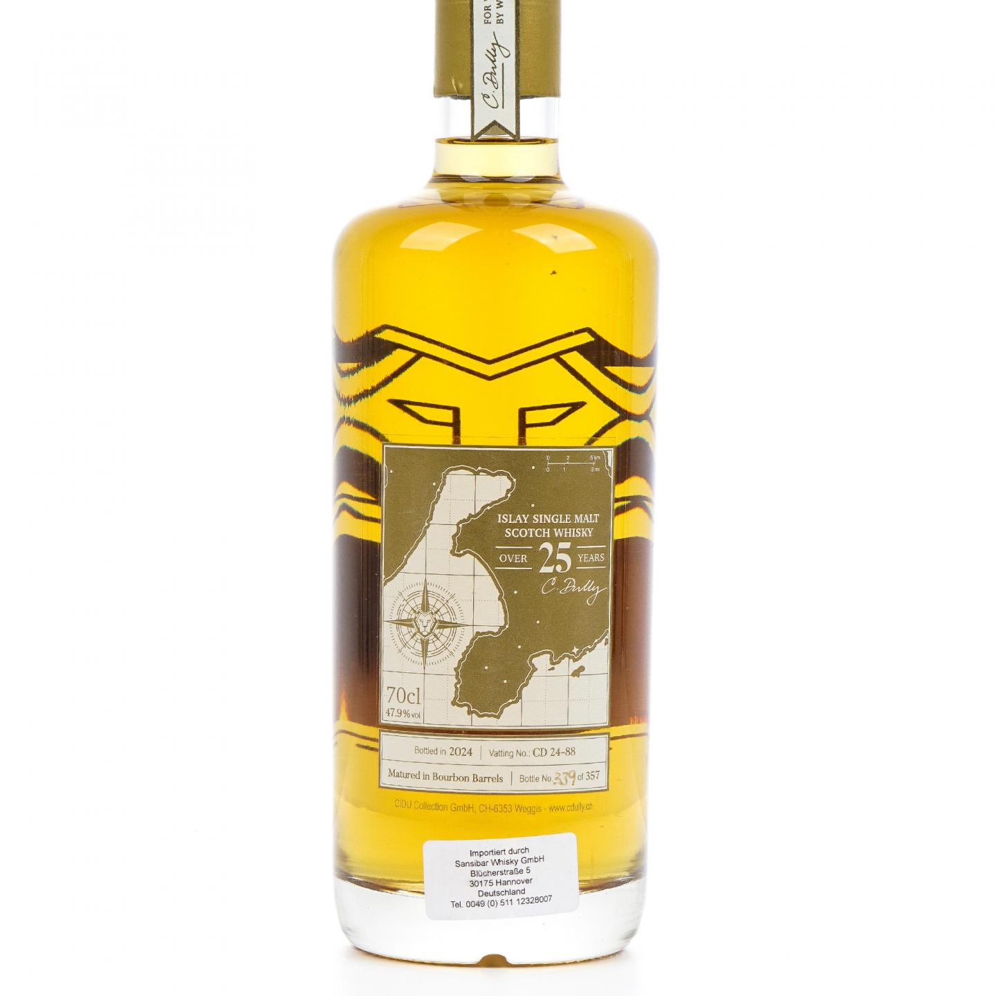 秘密艾雷岛 25年 2024 CDuS 波本桶#CD 24-88 地图标